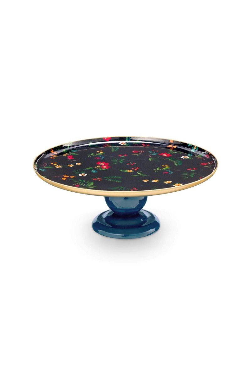 Tray Metal Sphere Berry Blues Blue 24cm