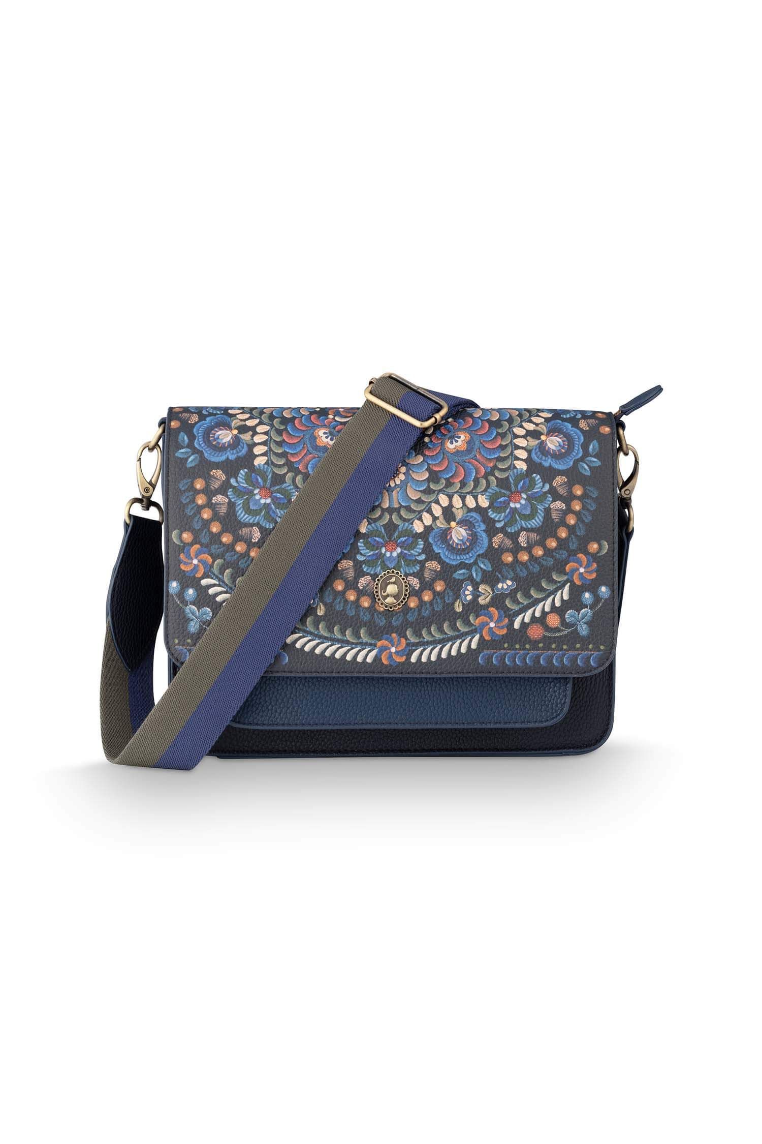 Cross Body Bag Fenna Medium Il Ricamo Blue