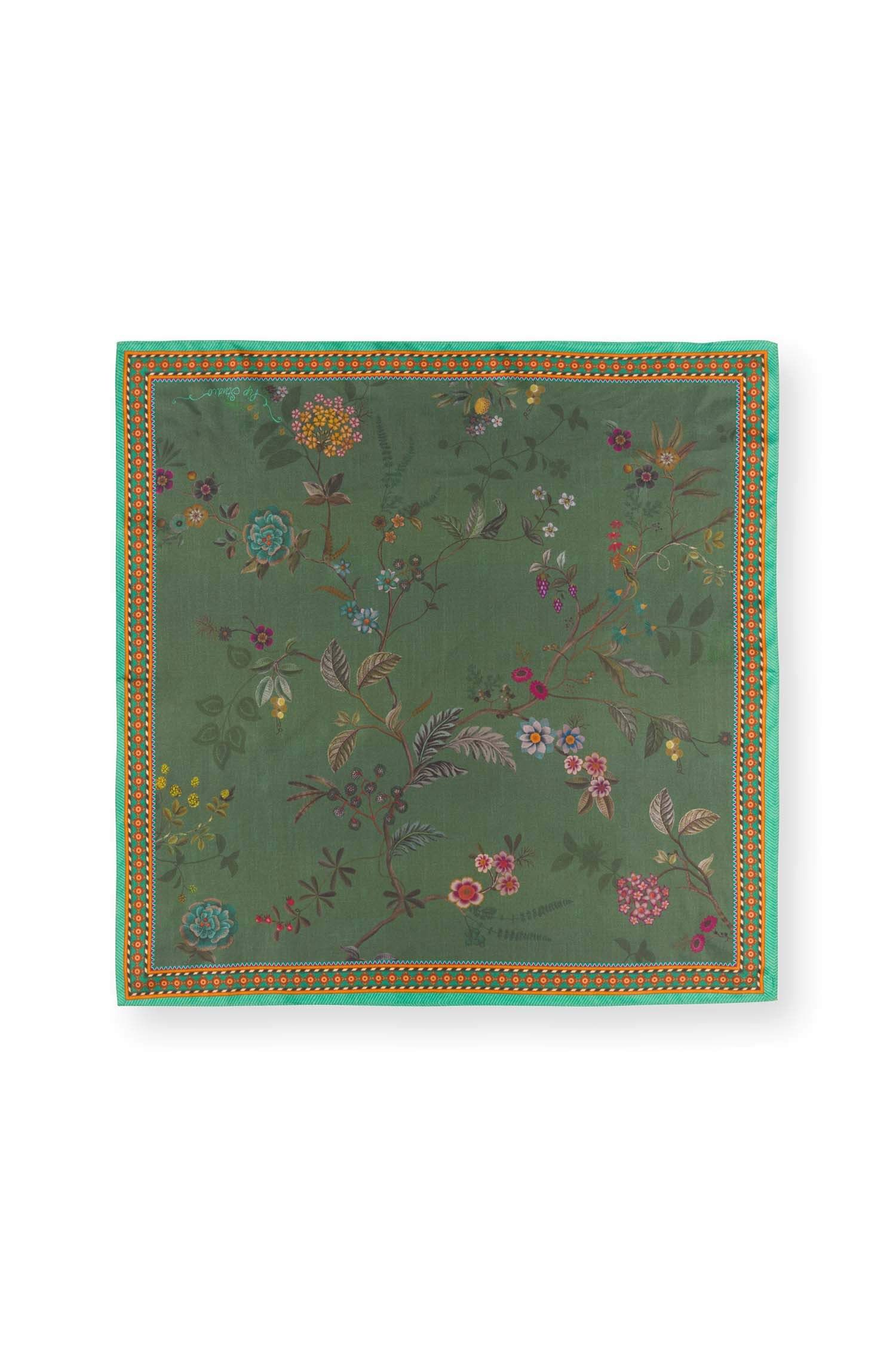 Scarf Bodhi Flower Green