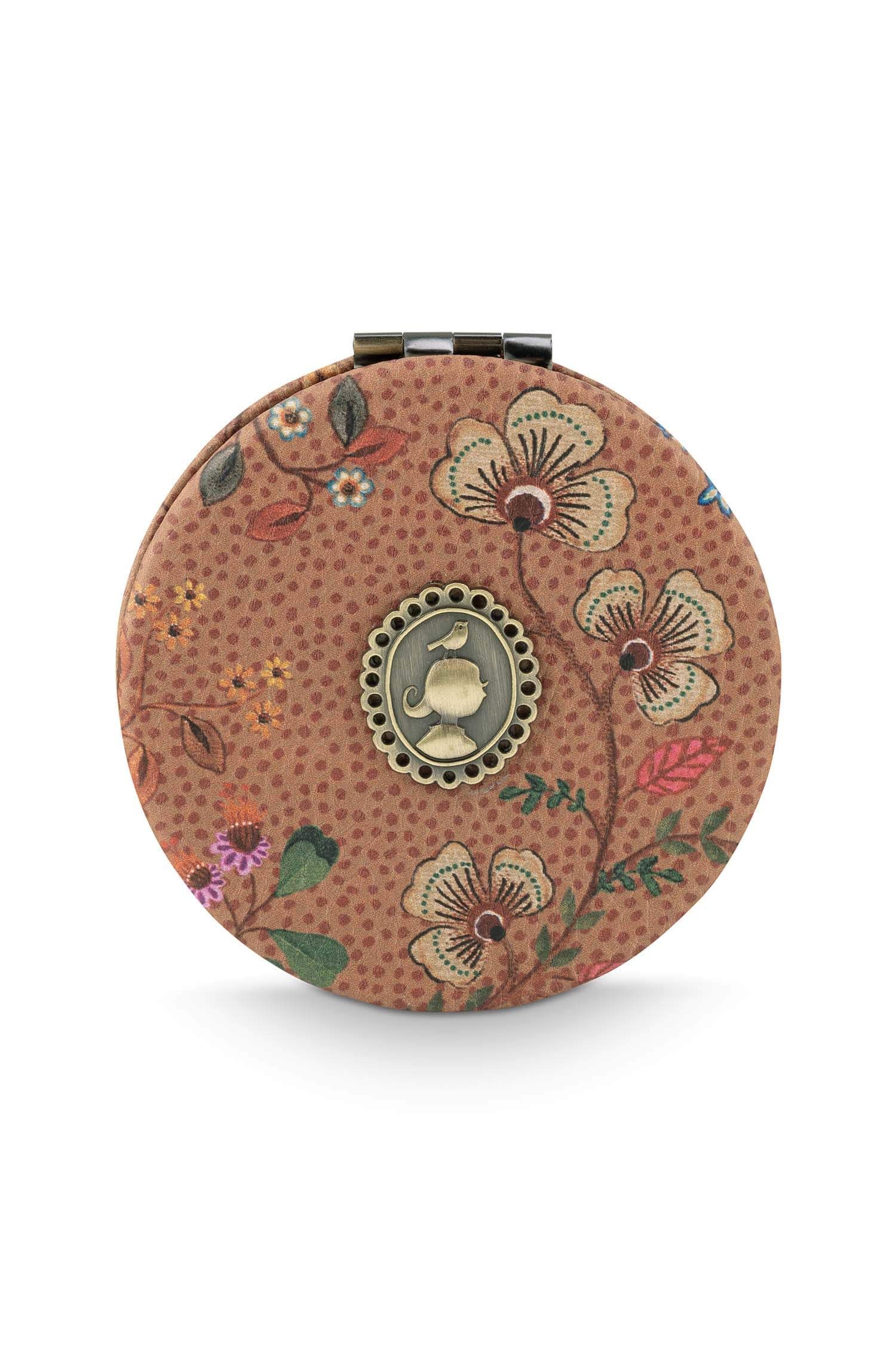 Pocket Mirror Mini Flora Bangelore Sand