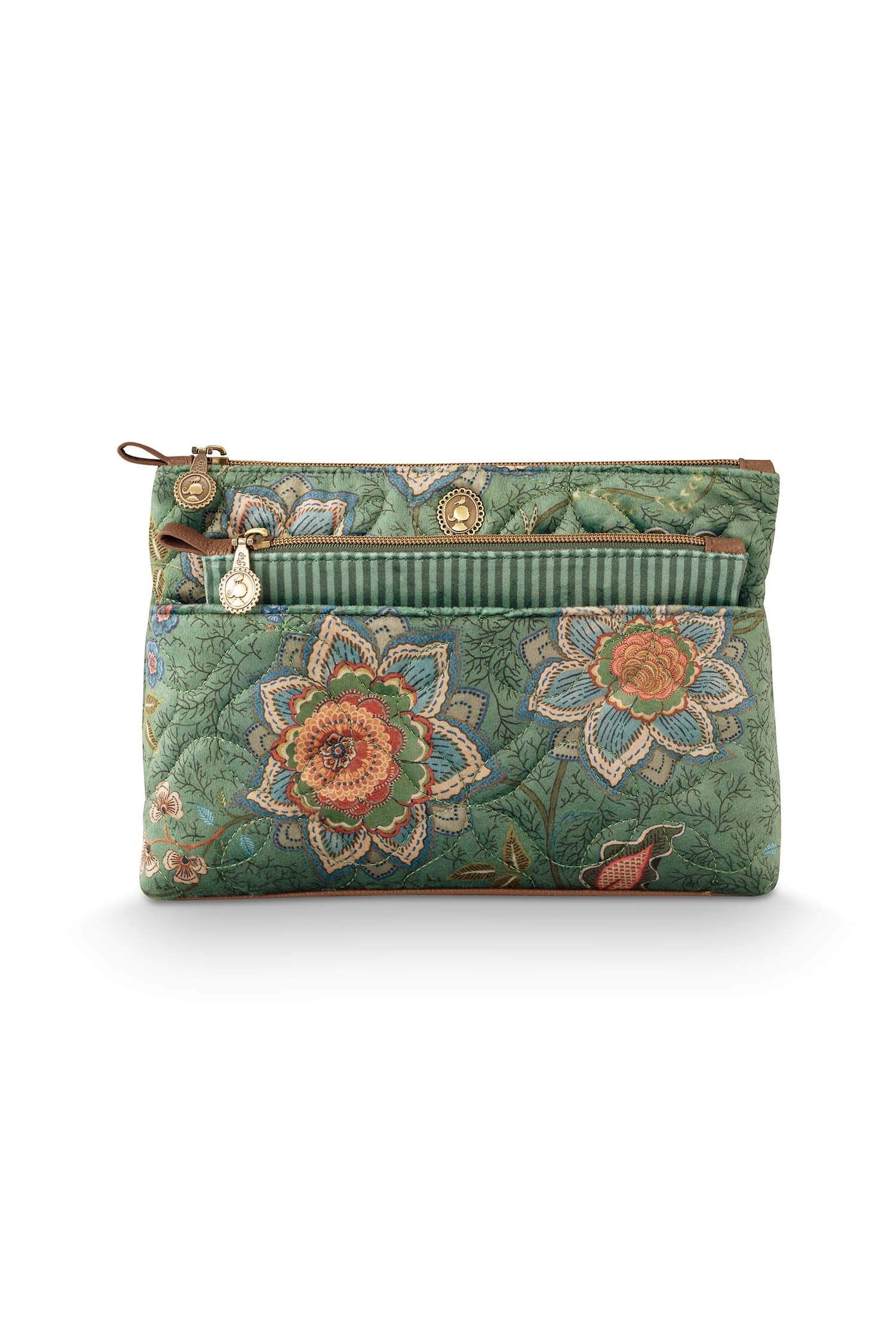 Cosmetic Bag Caryn Combi Mumbai Morning Green