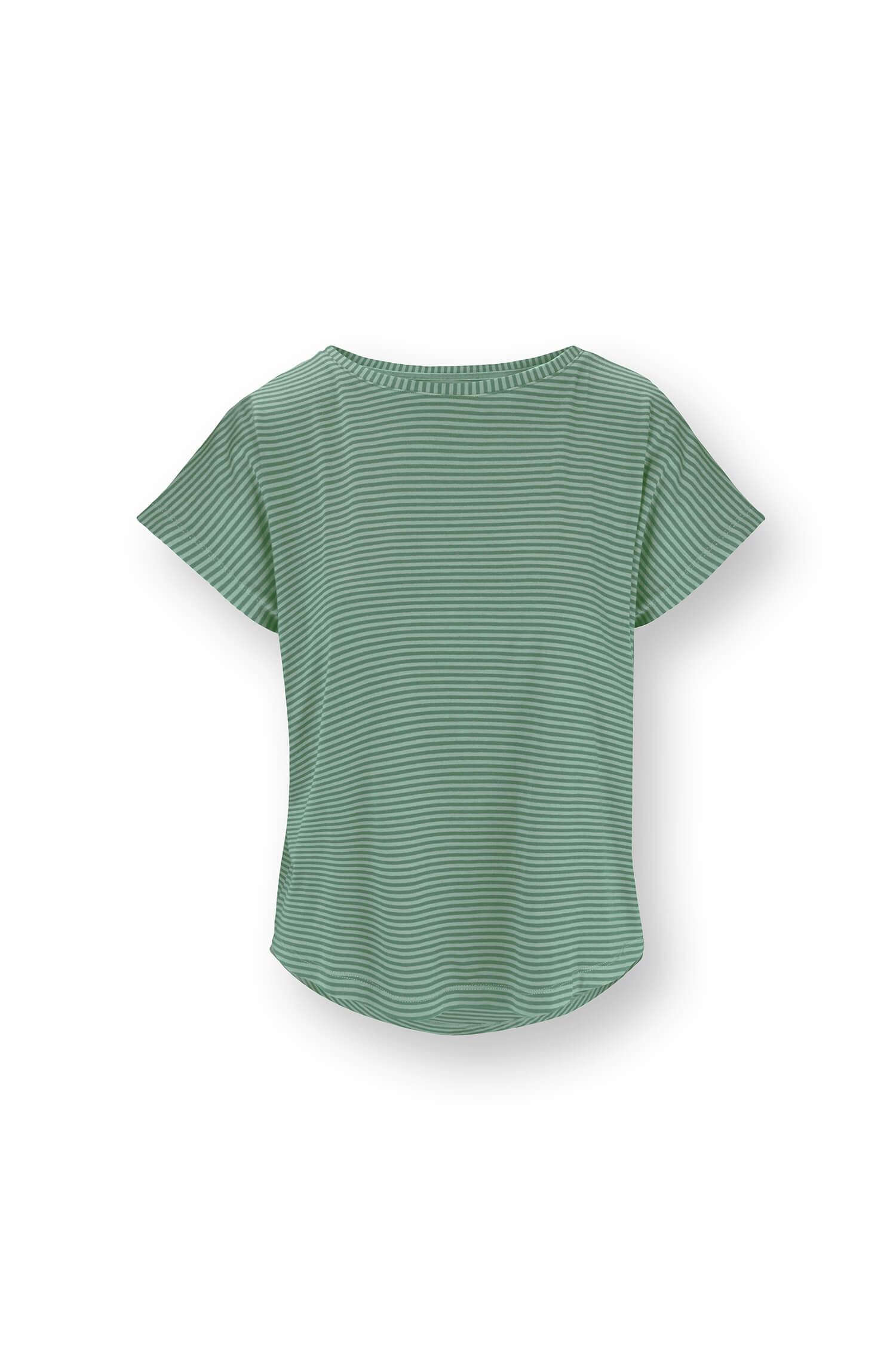 Tatum Short Sleeve Top Little Sumo Stripe Green