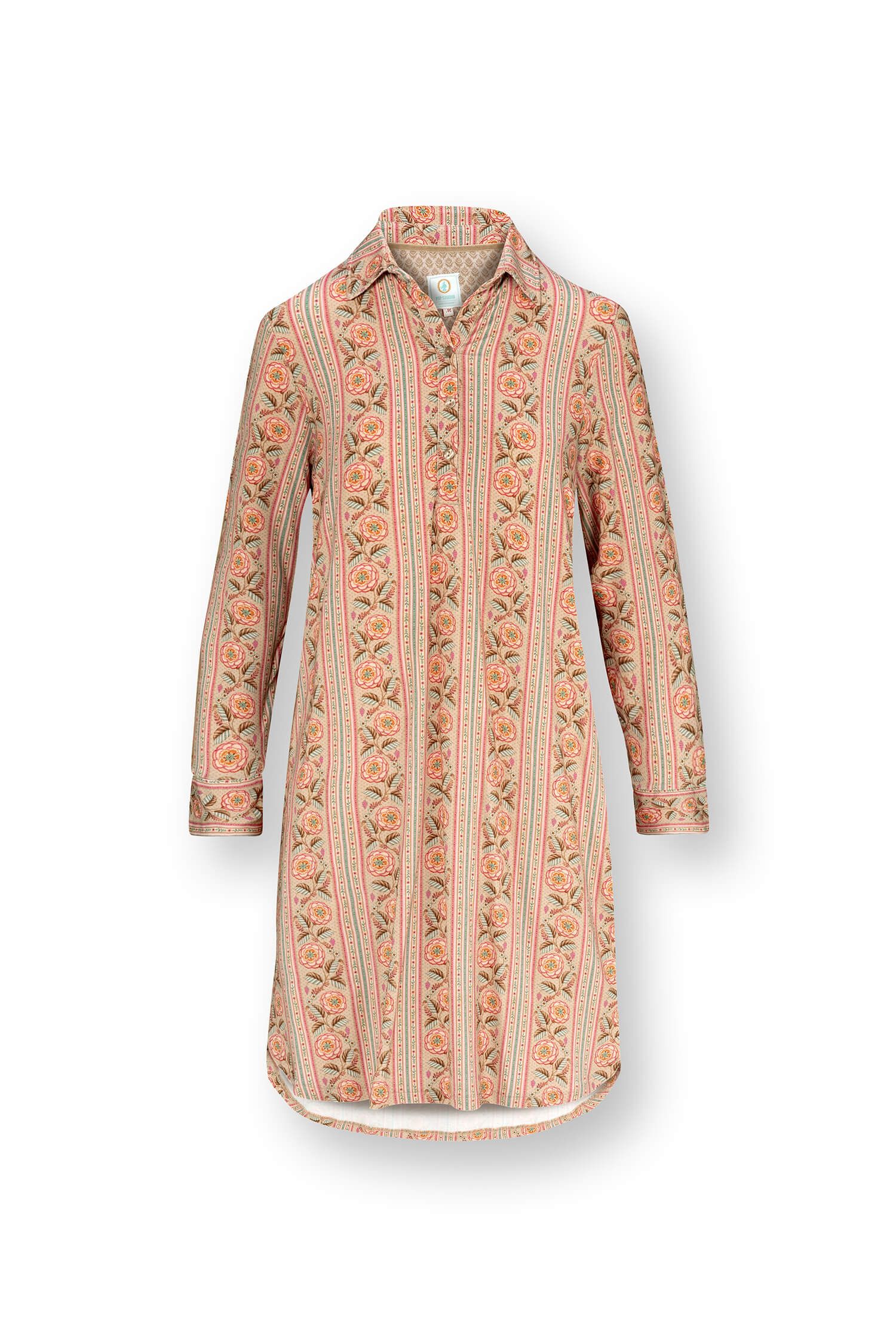 Daaltje Long Sleeve Nightdress Rosa Rani Sand