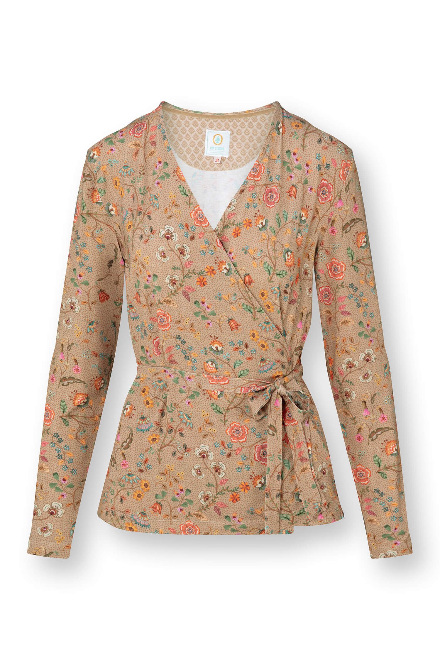 Teagan Vest Long Sleeve Flora Bangalore Sand