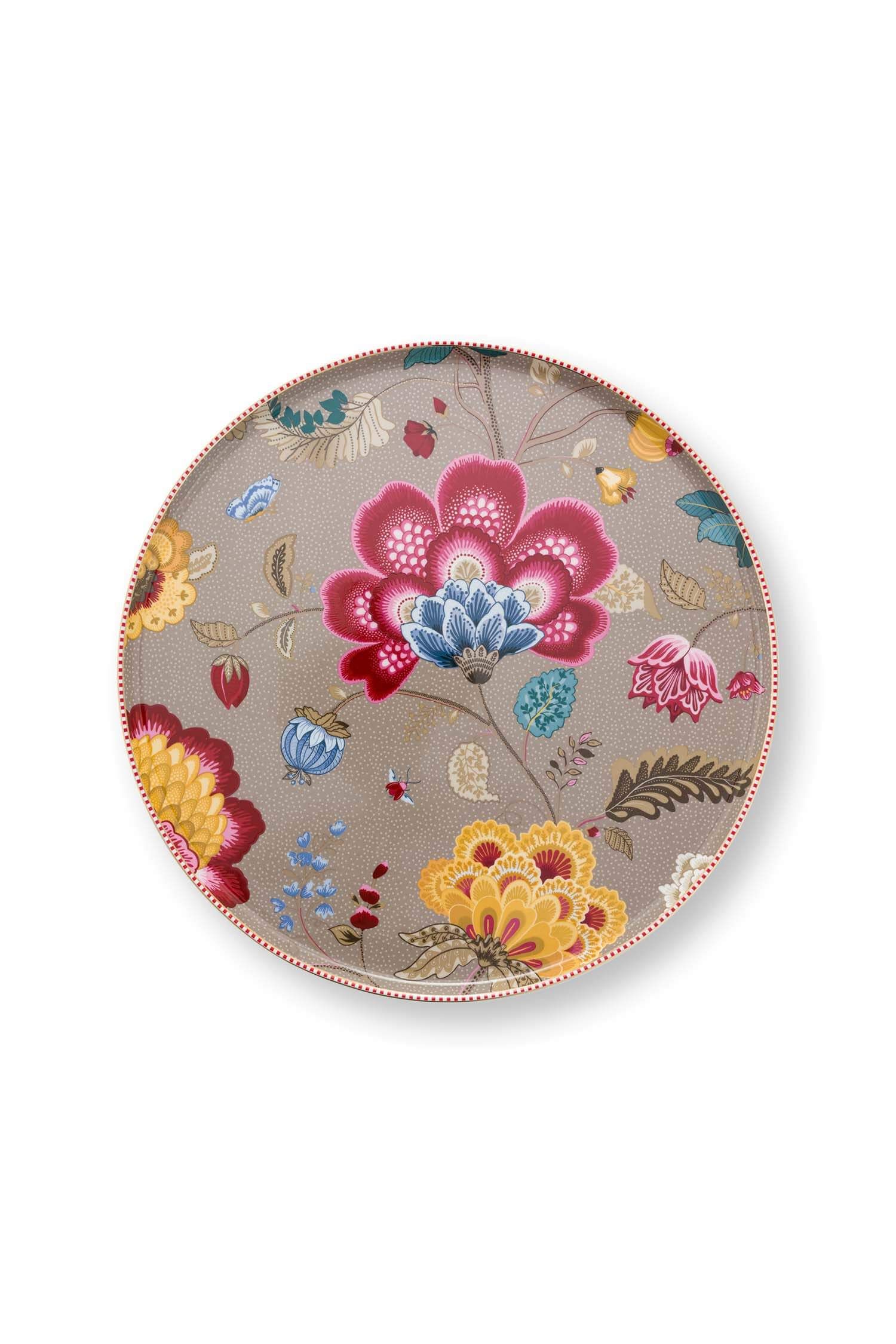 Cake Tray Blooming Tales Fantasy Khaki 30.5cm