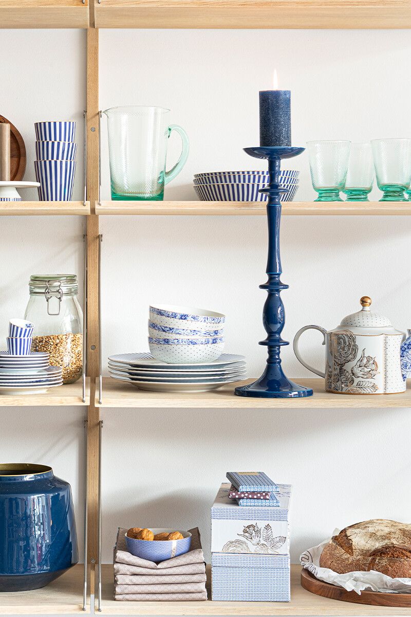 Plate Royal Stripes Blue 17cm