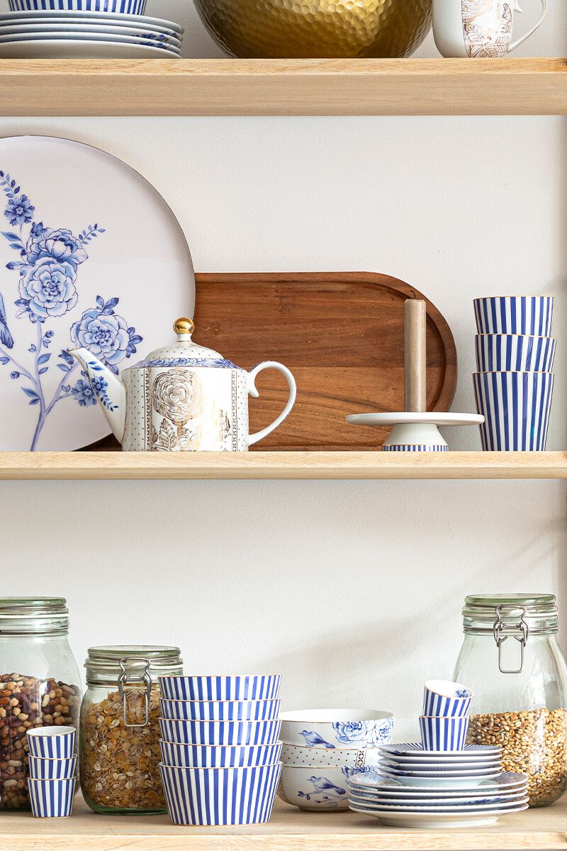 Plate Royal Stripes Blue 17cm
