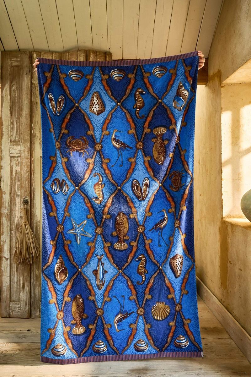 Beachtowel Little Sea Blue 100x180cm