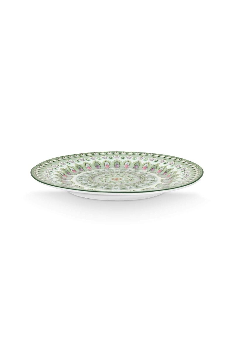 Plate Lily&Lotus Moon Delight Light Green 17cm
