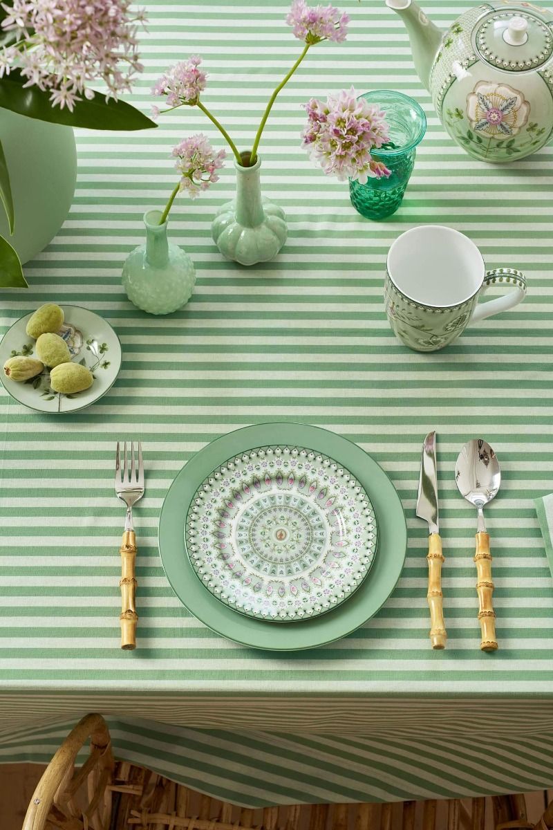Plate Lily&Lotus Moon Delight Light Green 17cm