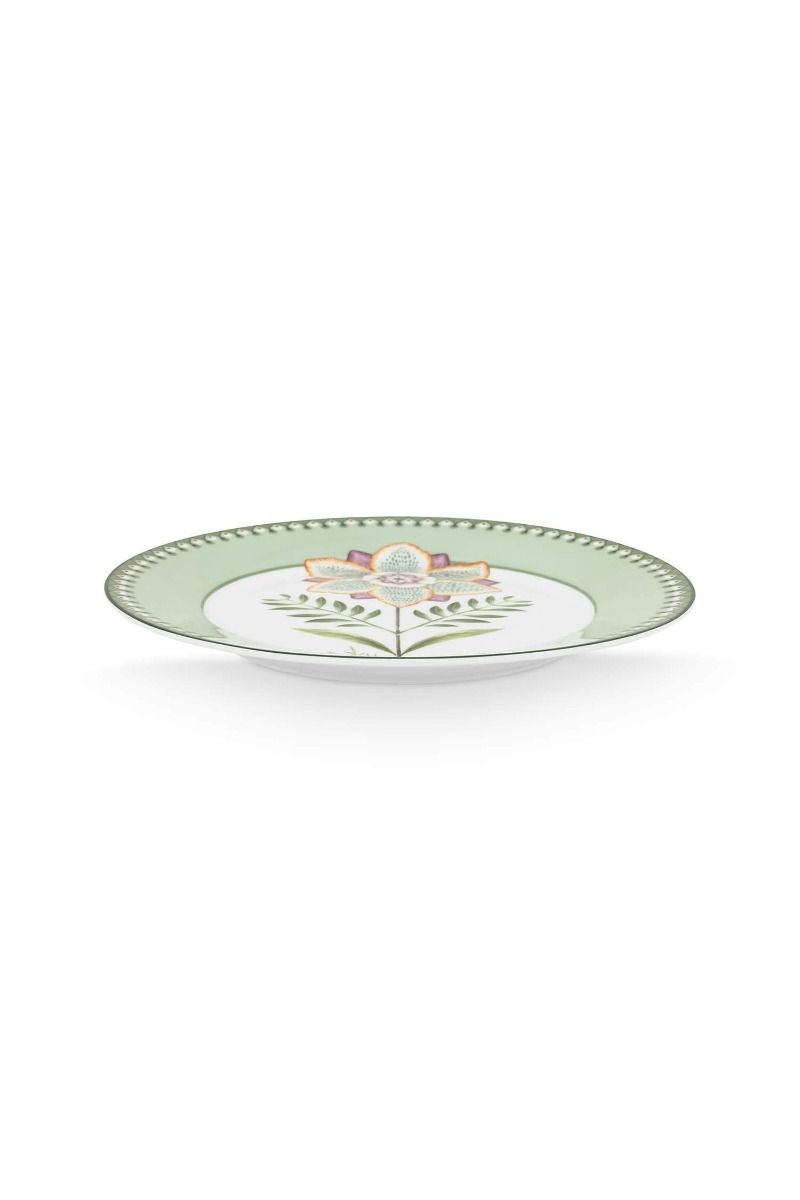 Plate Lily&Lotus Light Green 21cm