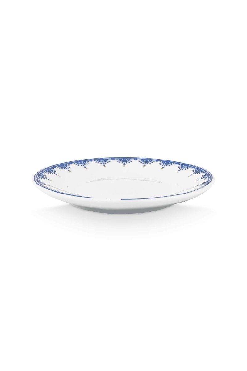 Pastry Plate Pip & The Blue Bird White 12cm