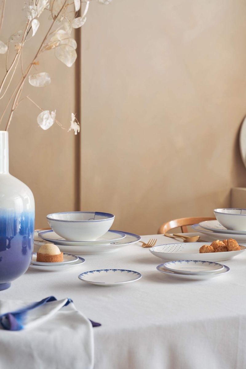 Pastry Plate Pip & The Blue Bird White 12cm