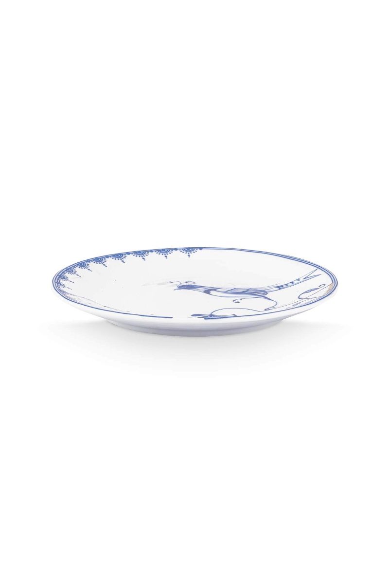 Pastry Plate Pip & The Blue Bird White 18cm