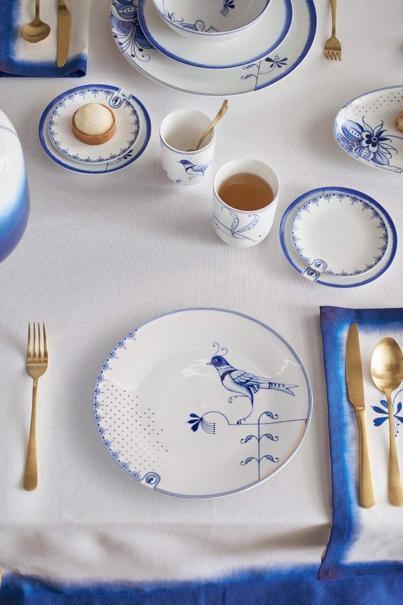 Dinner Plate Pip & The Blue Bird White 25.5cm