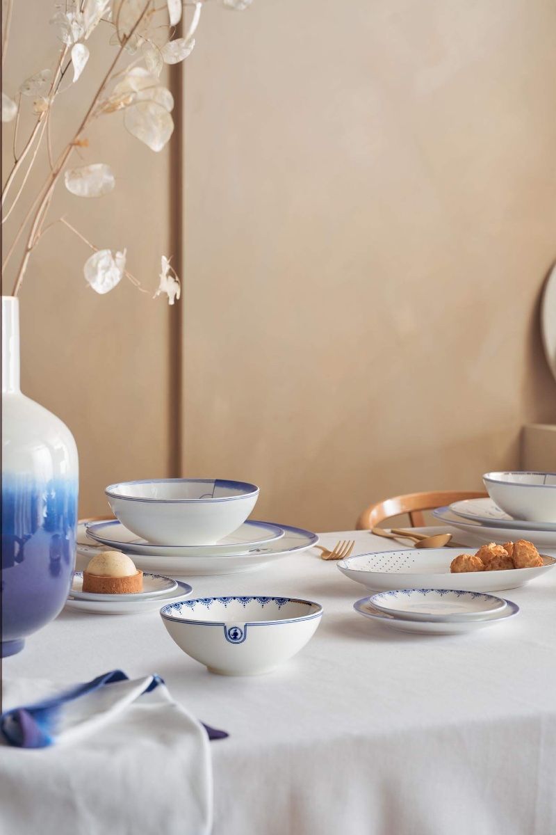 Bowl Pip & The Blue Bird White 15cm