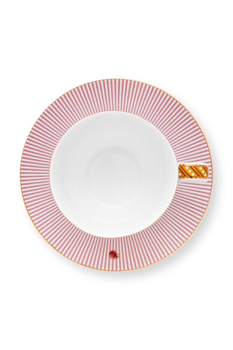 Set/2 Cups & Saucers La Majorelle Pink