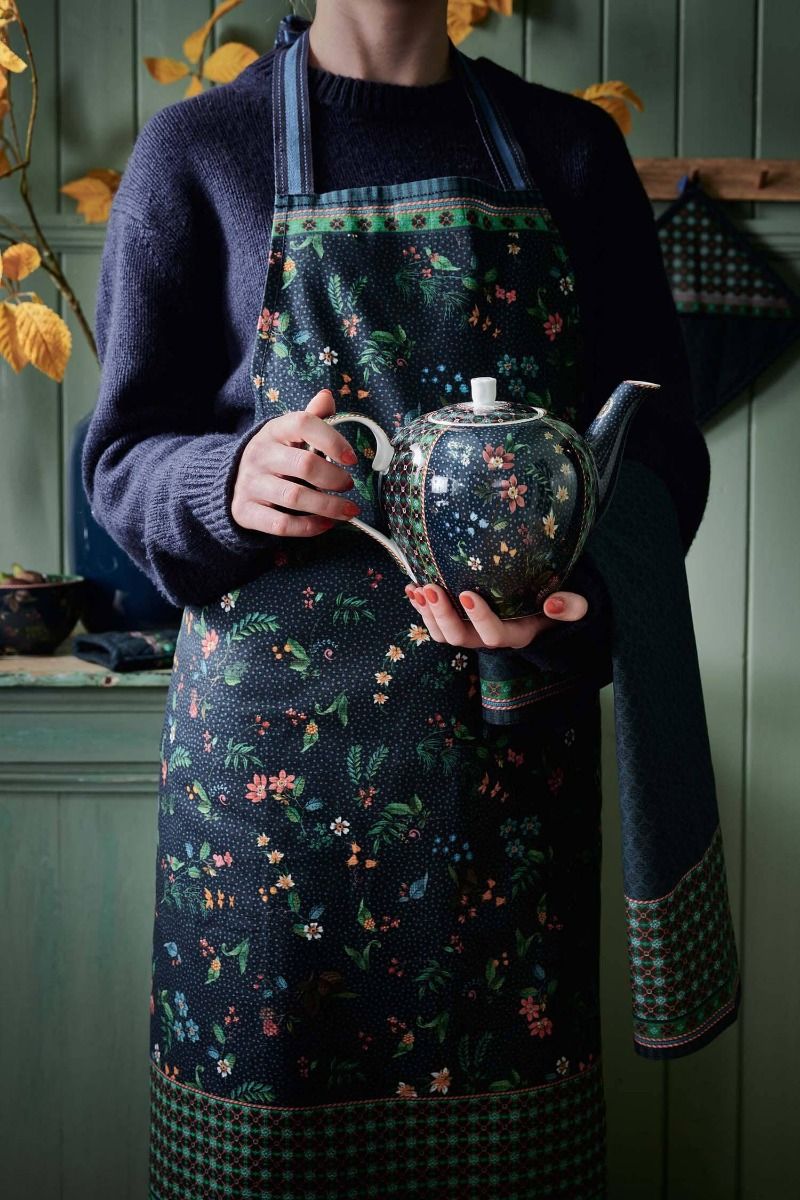 Apron Berry Blues Blue