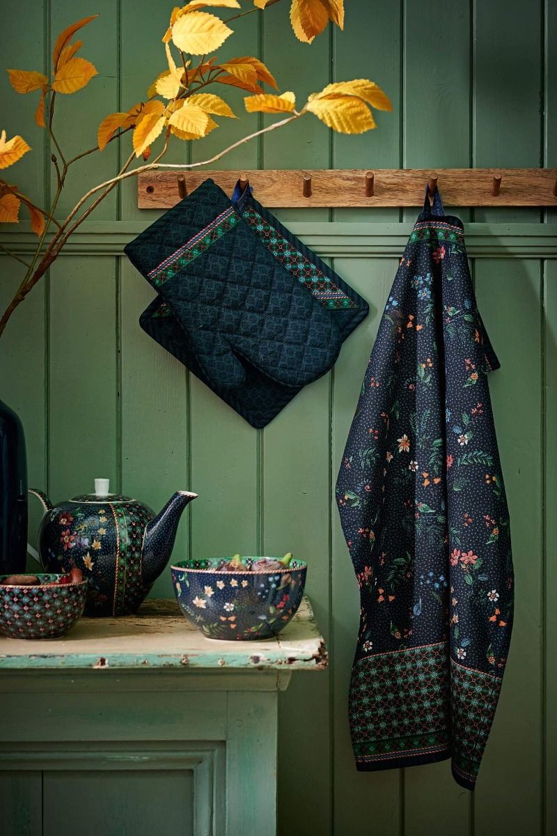 Apron Berry Blues Blue