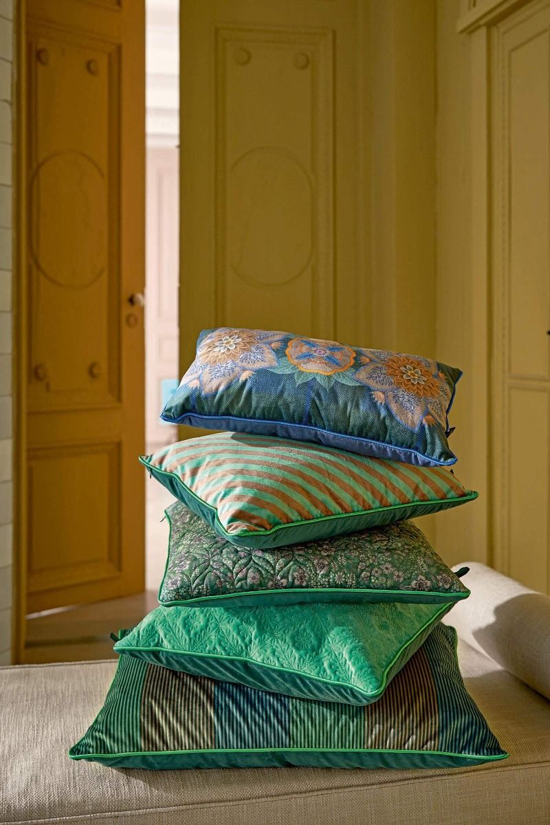 Cushion Multi Stripes Green