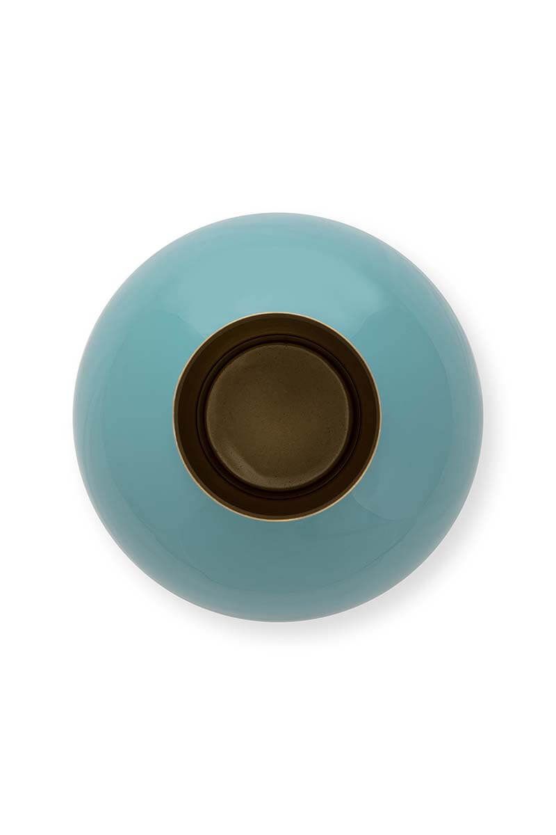 Metal Vase Green 24cm