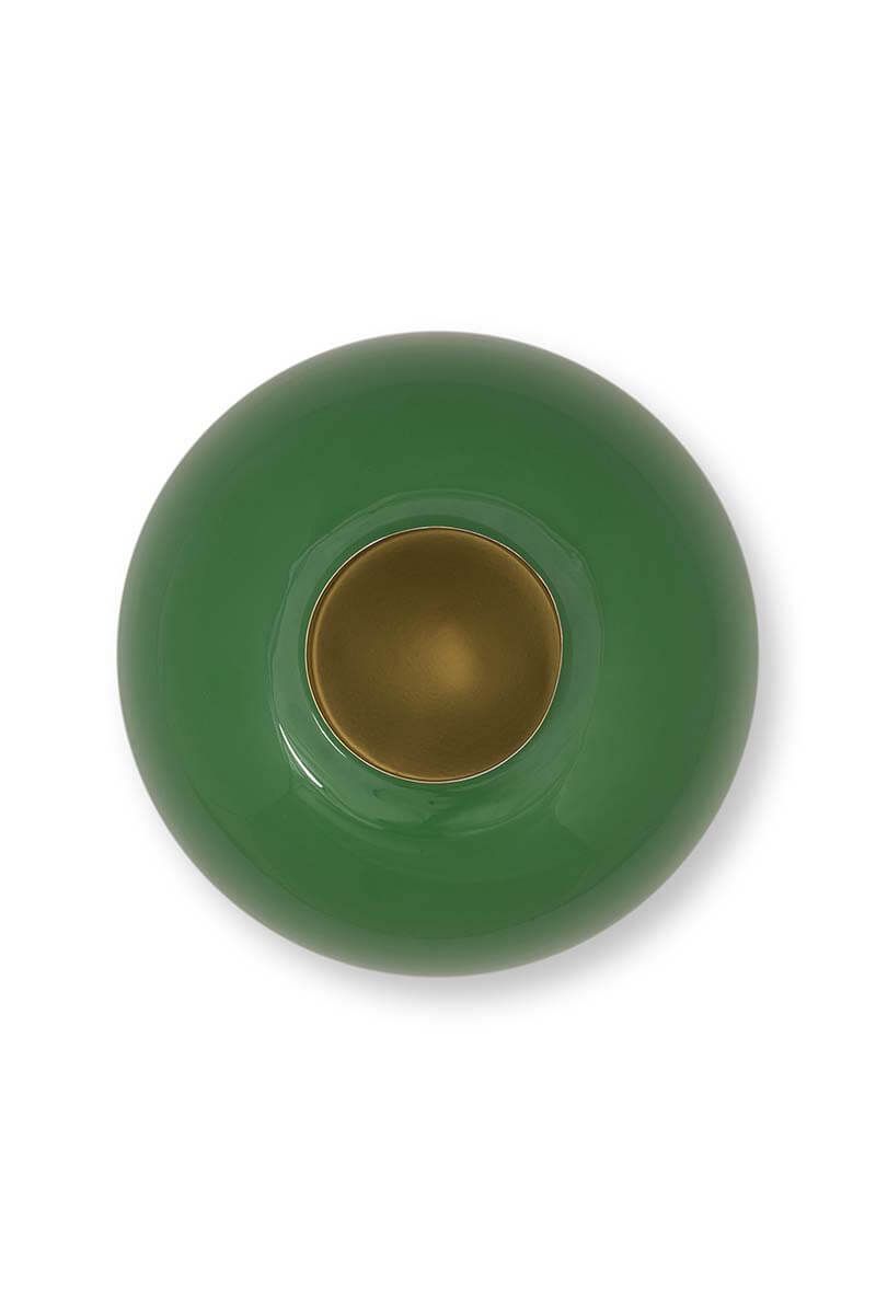 Metal Vase Green 23cm