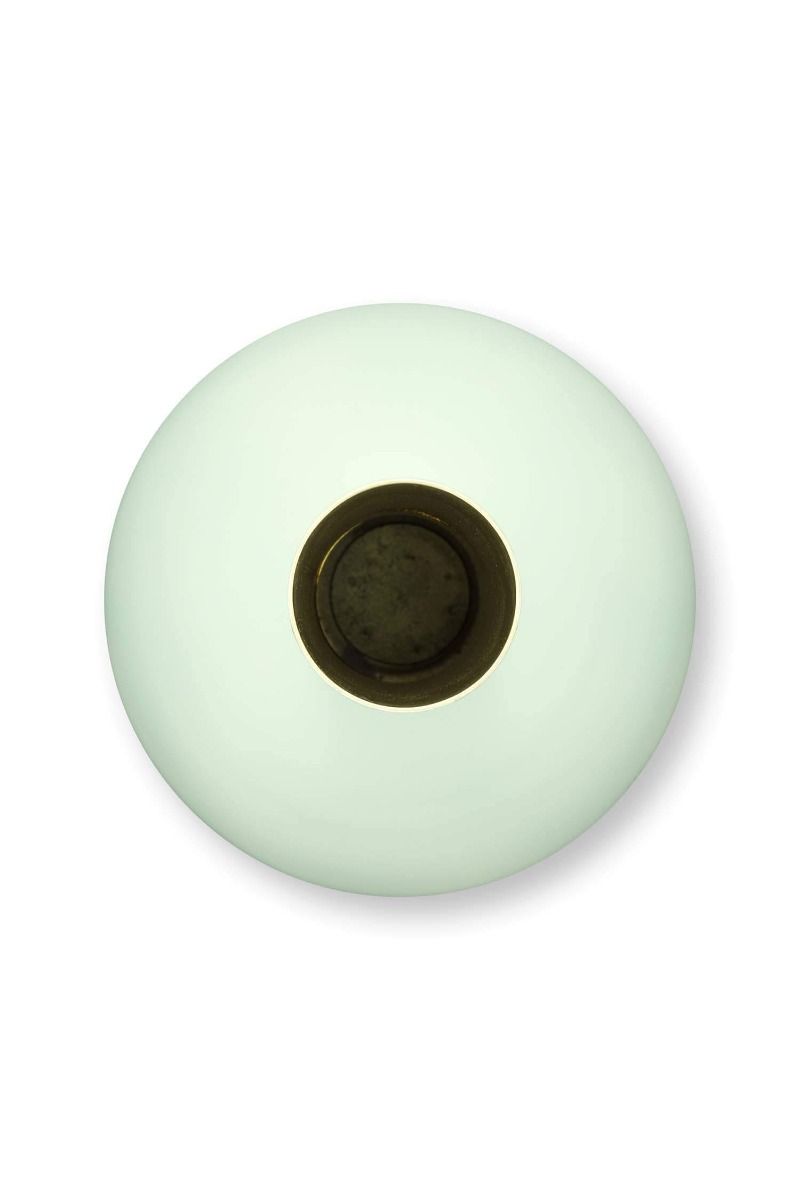 Vase Metal Large Matt Light Blue 42cm