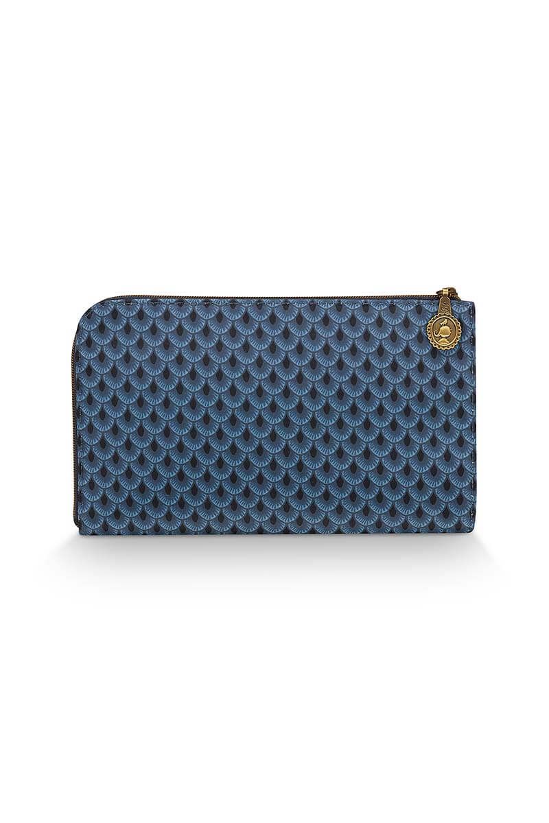 Cosmetic Zipper Pouch Suki Blue