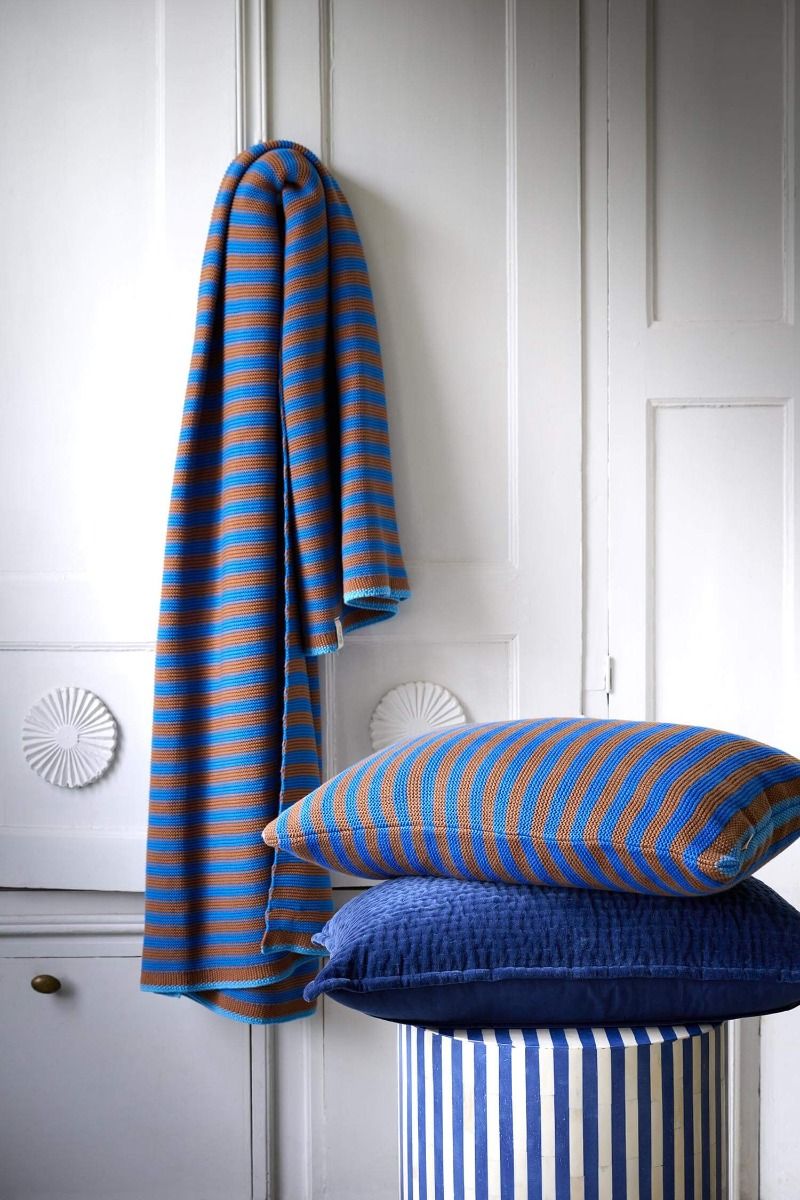 Cushion Bonsoir Stripe Blue