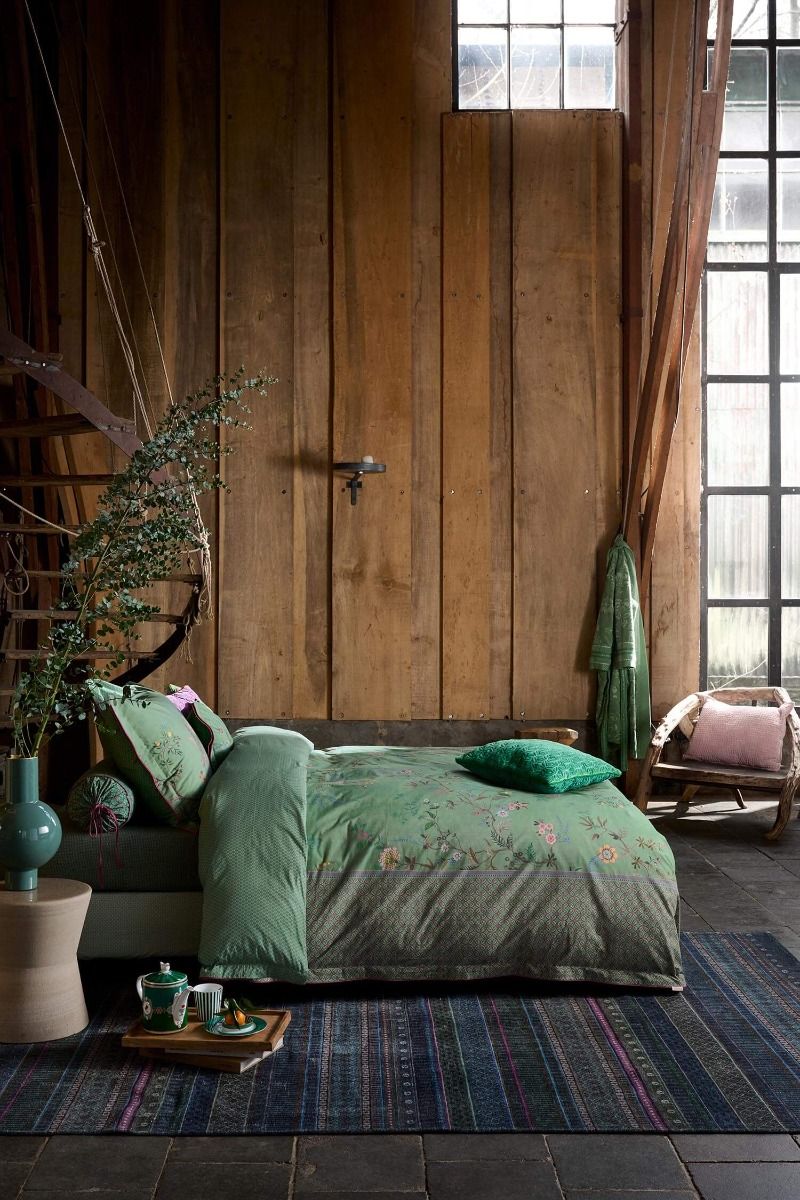 Duvet Cover Set Bustani Green