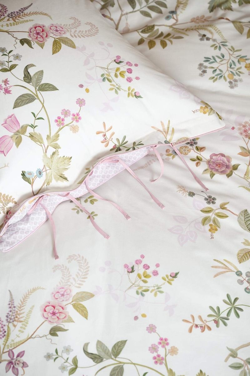 Duvet Cover Set Bustani White