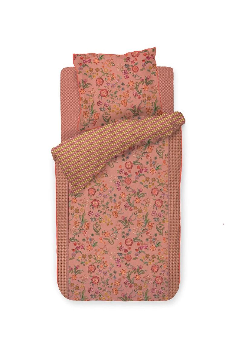 Duvet Cover Set Coco Flower Coral