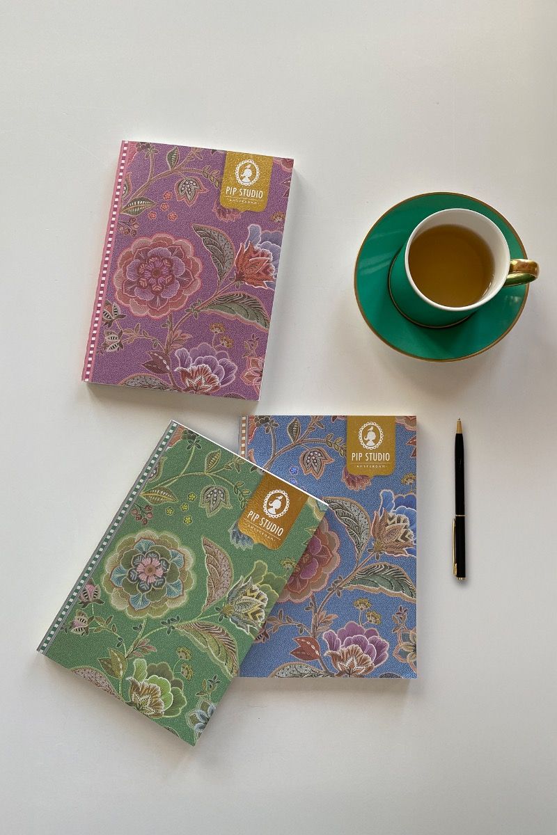 Notebook A5 Ruled Matata, pink, blue or green