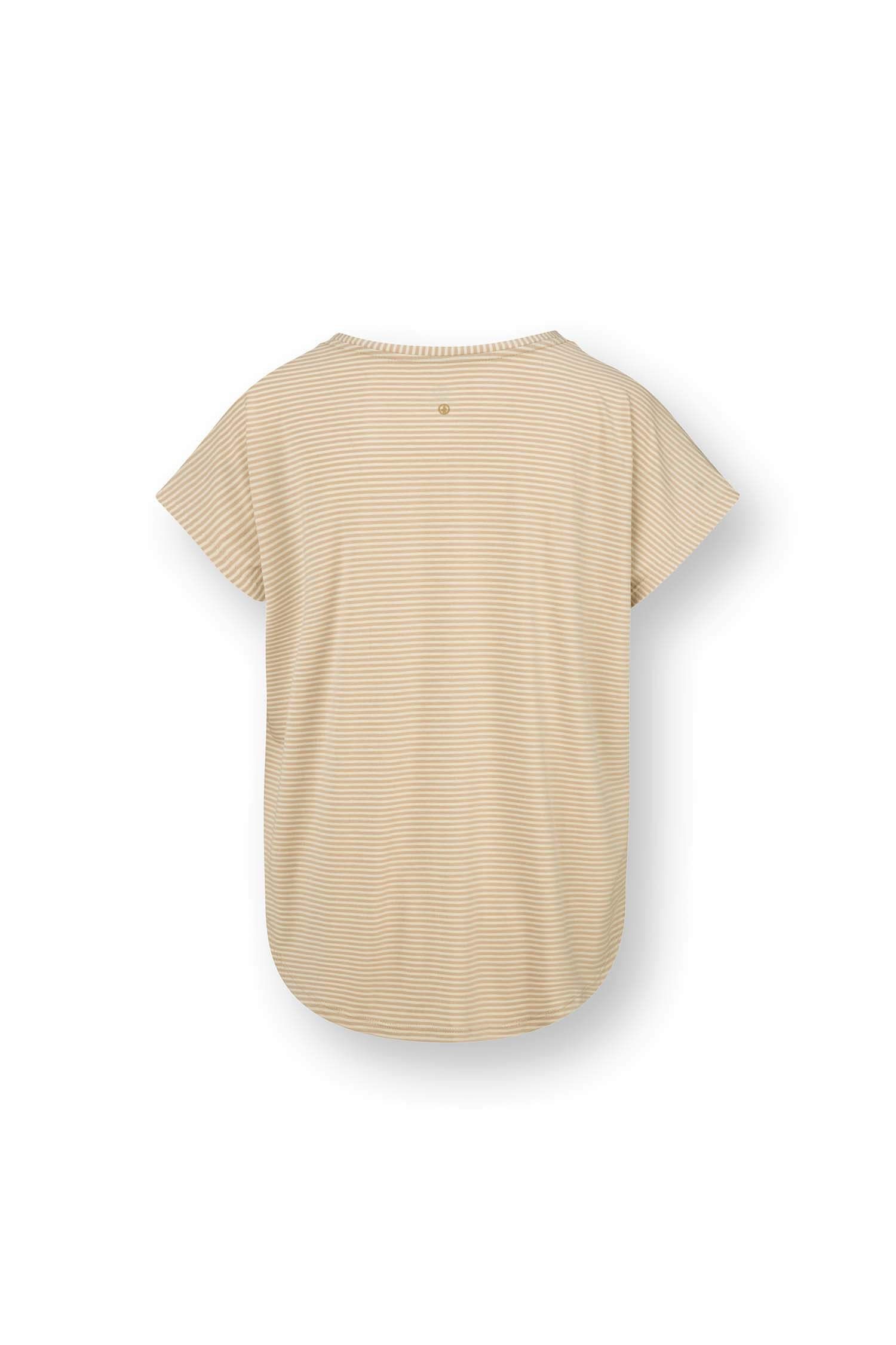 Tatum Short Sleeve Top Little Sumo Stripe Sand
