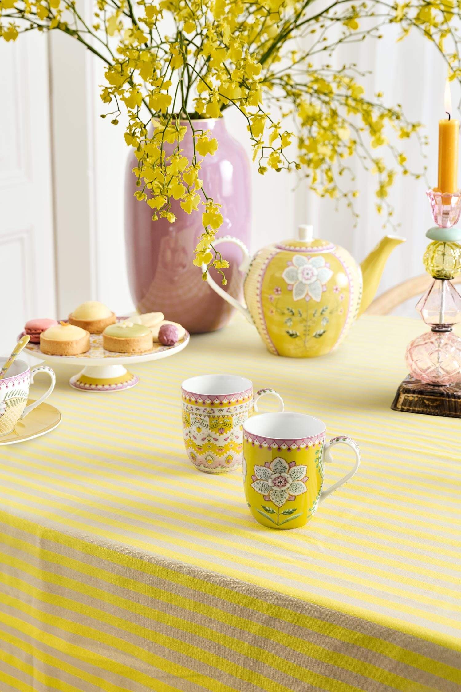 Set/2 Mugs Lily&Lotus Yellow 200ml