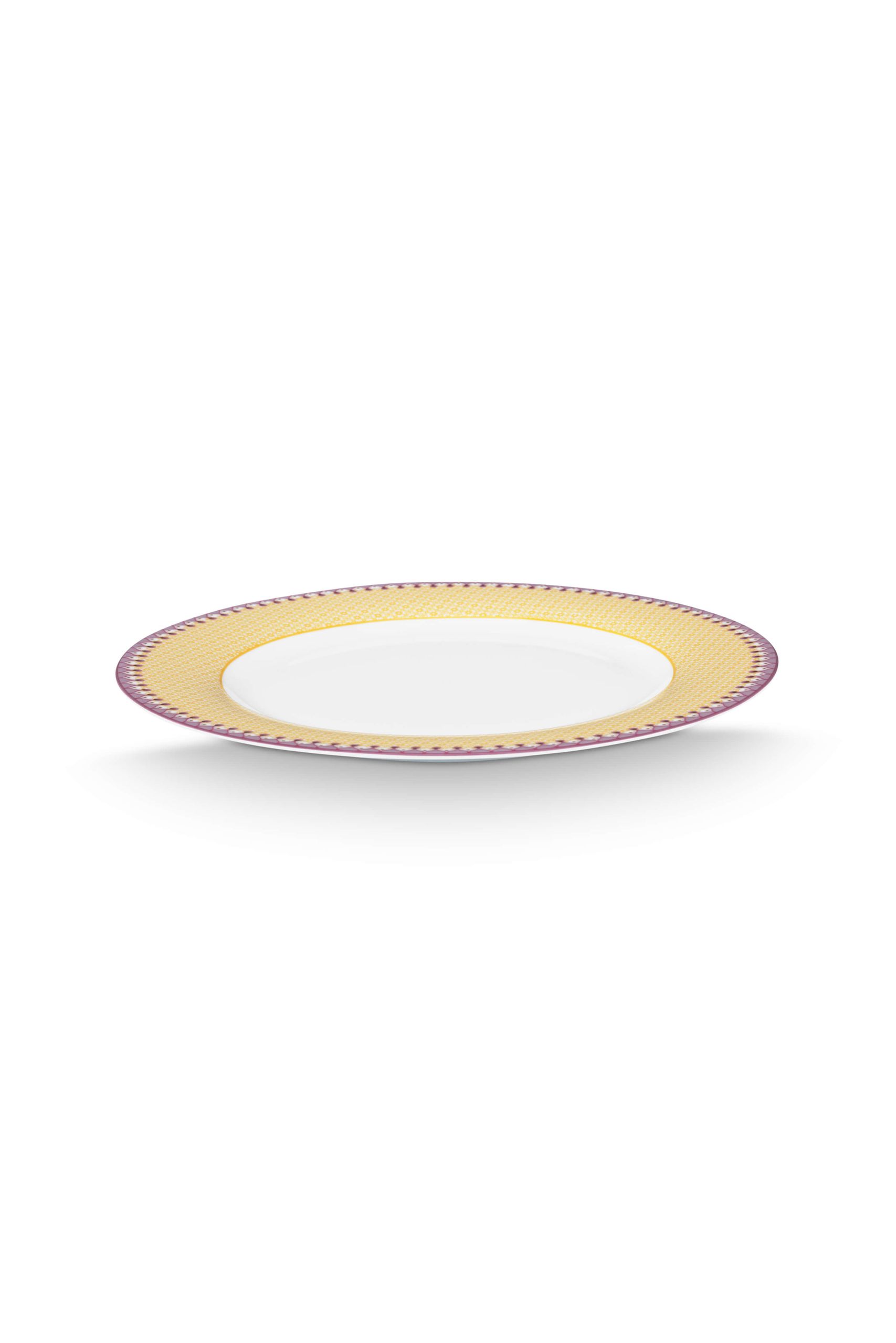 Dinner Plate Lily&Lotus Tiles Yellow 26.5cm