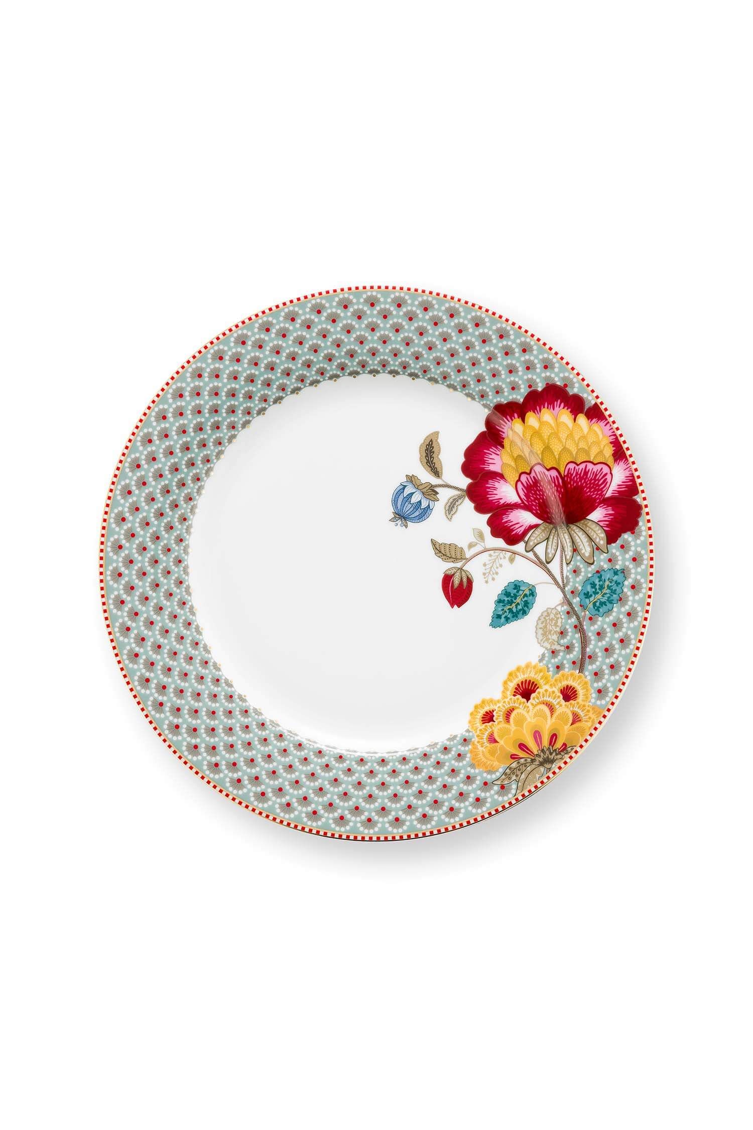 Cake Stand 3/Layers Blooming Tales Fantasy Blue