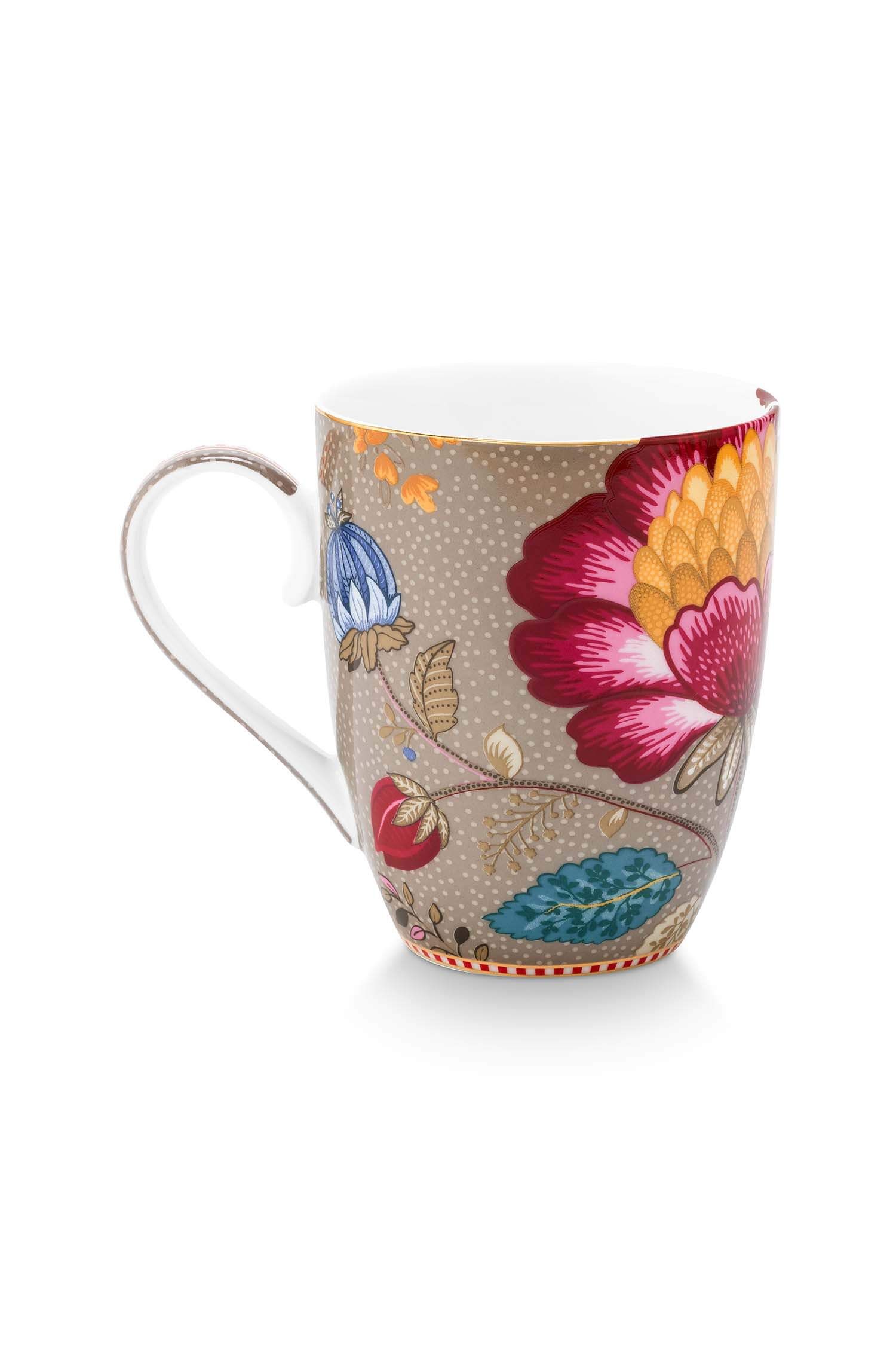 Set/3 Breakfast Set Blooming Tales Fantasy Khaki