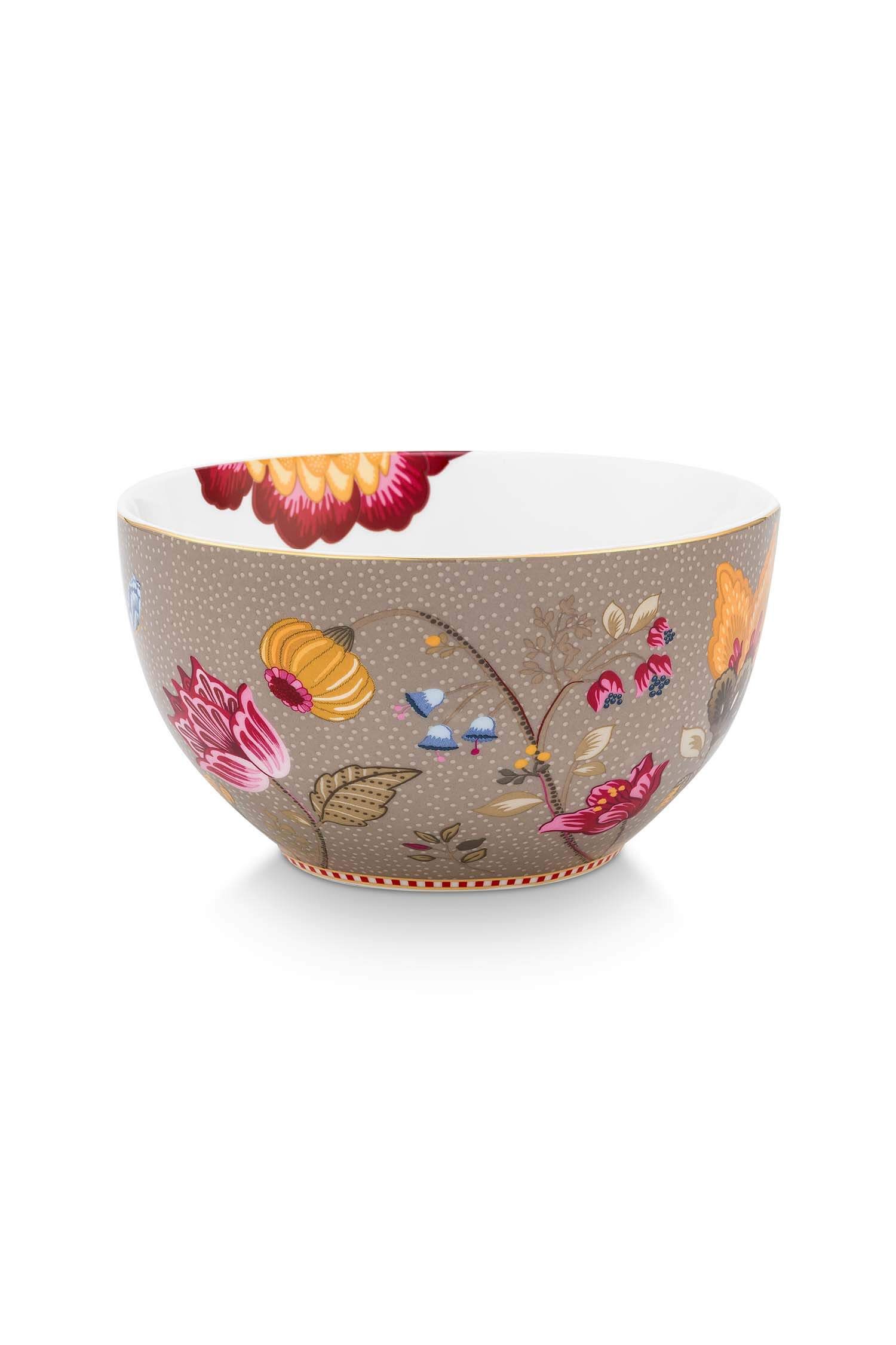 Set/3 Breakfast Set Blooming Tales Fantasy Khaki
