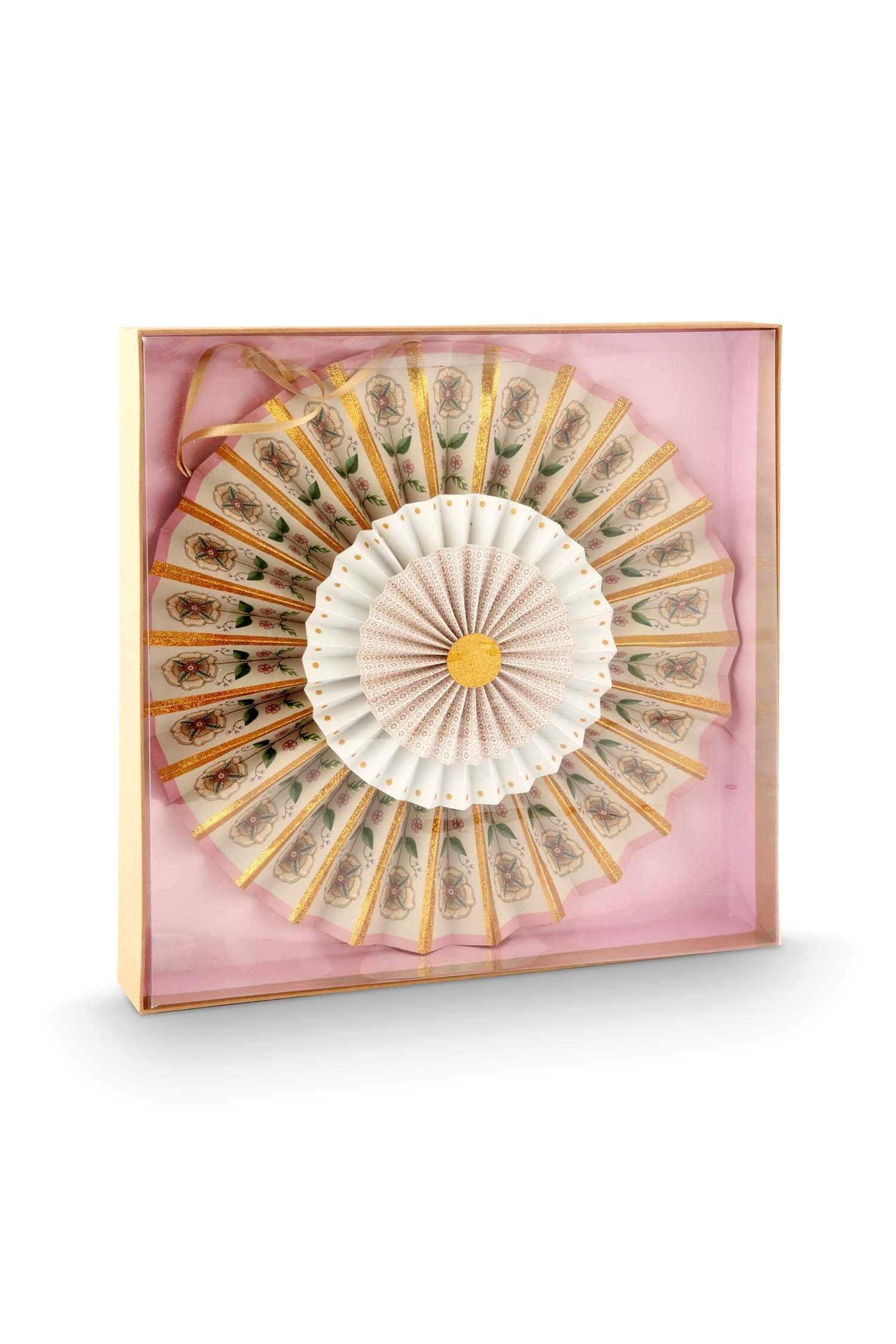 Rosette Paper Lilac 35cm