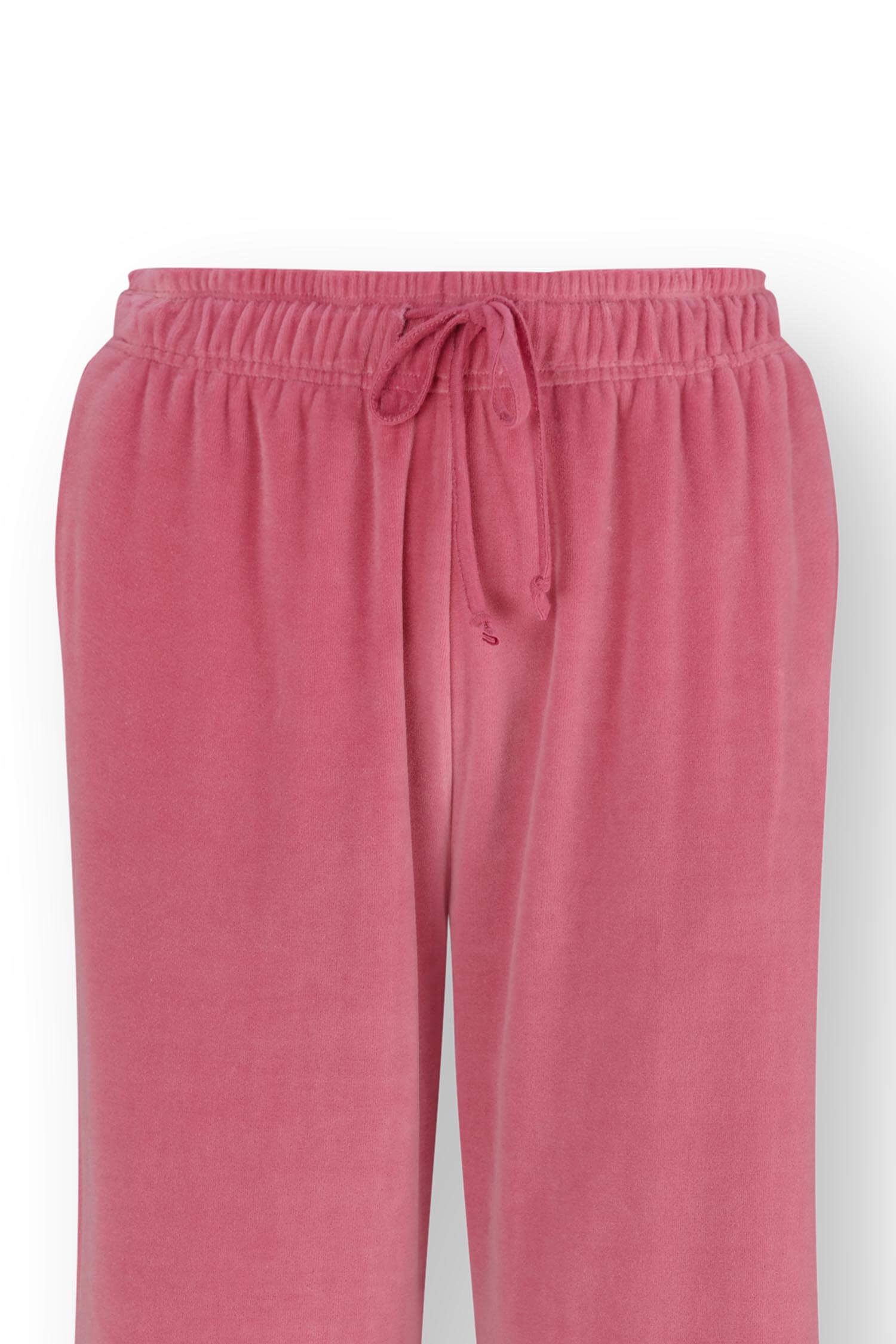 Britta Long Trousers Velvet Pink