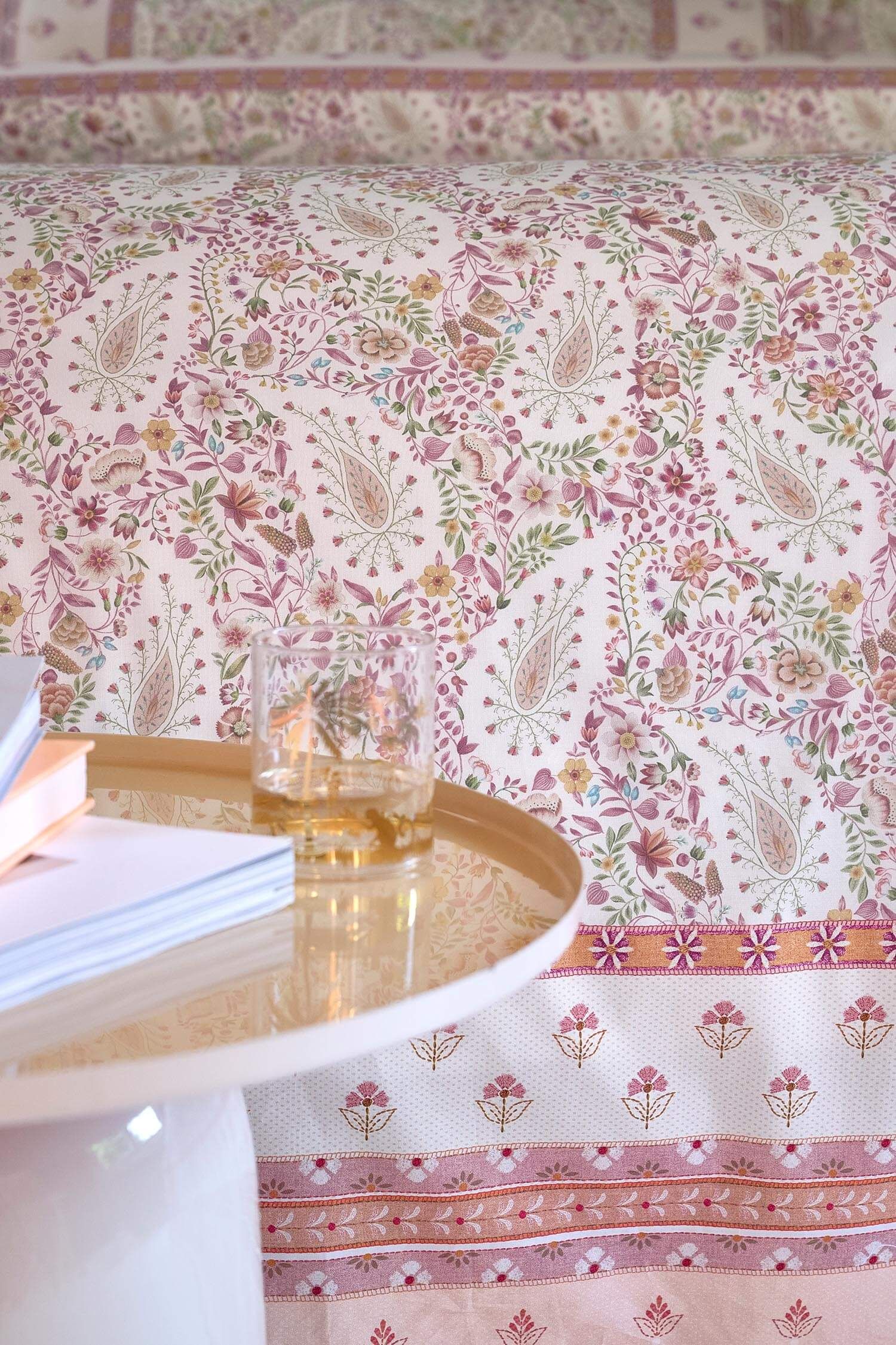 Duvet Cover Set Kairi Bloom Light Pink