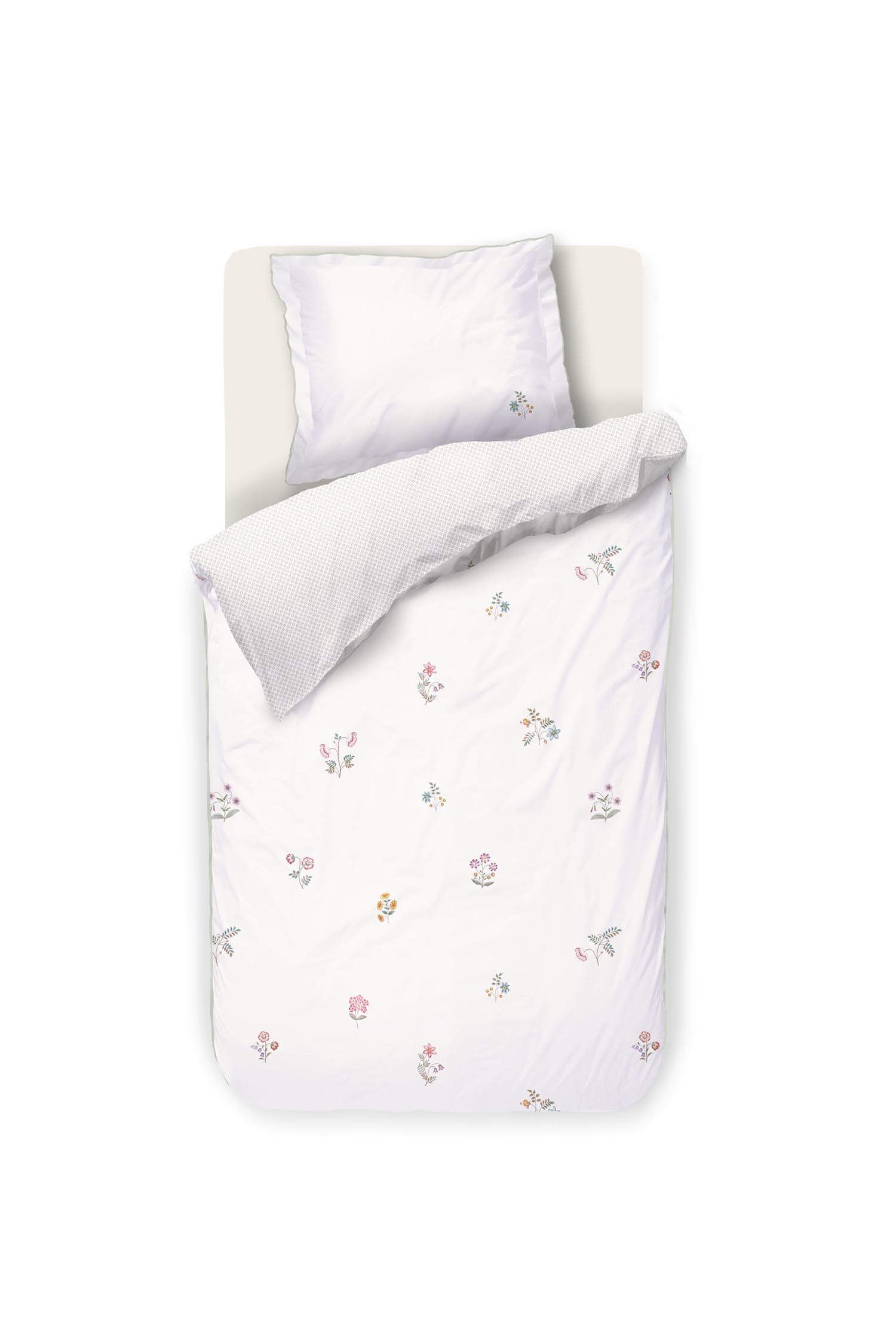 Duvet Cover Set Mughal Flower Off-white