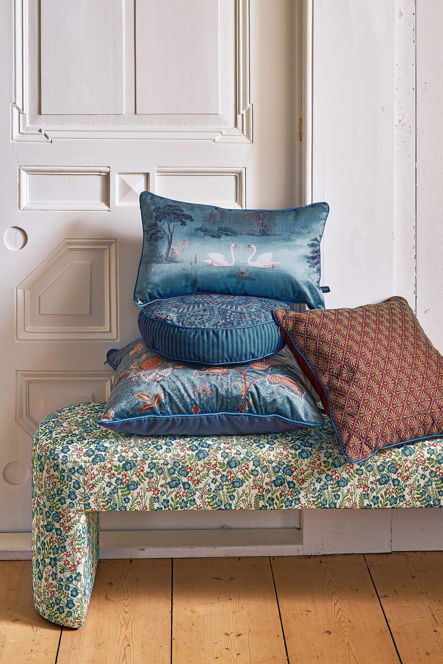 Cushion Darjeeling Days Blue