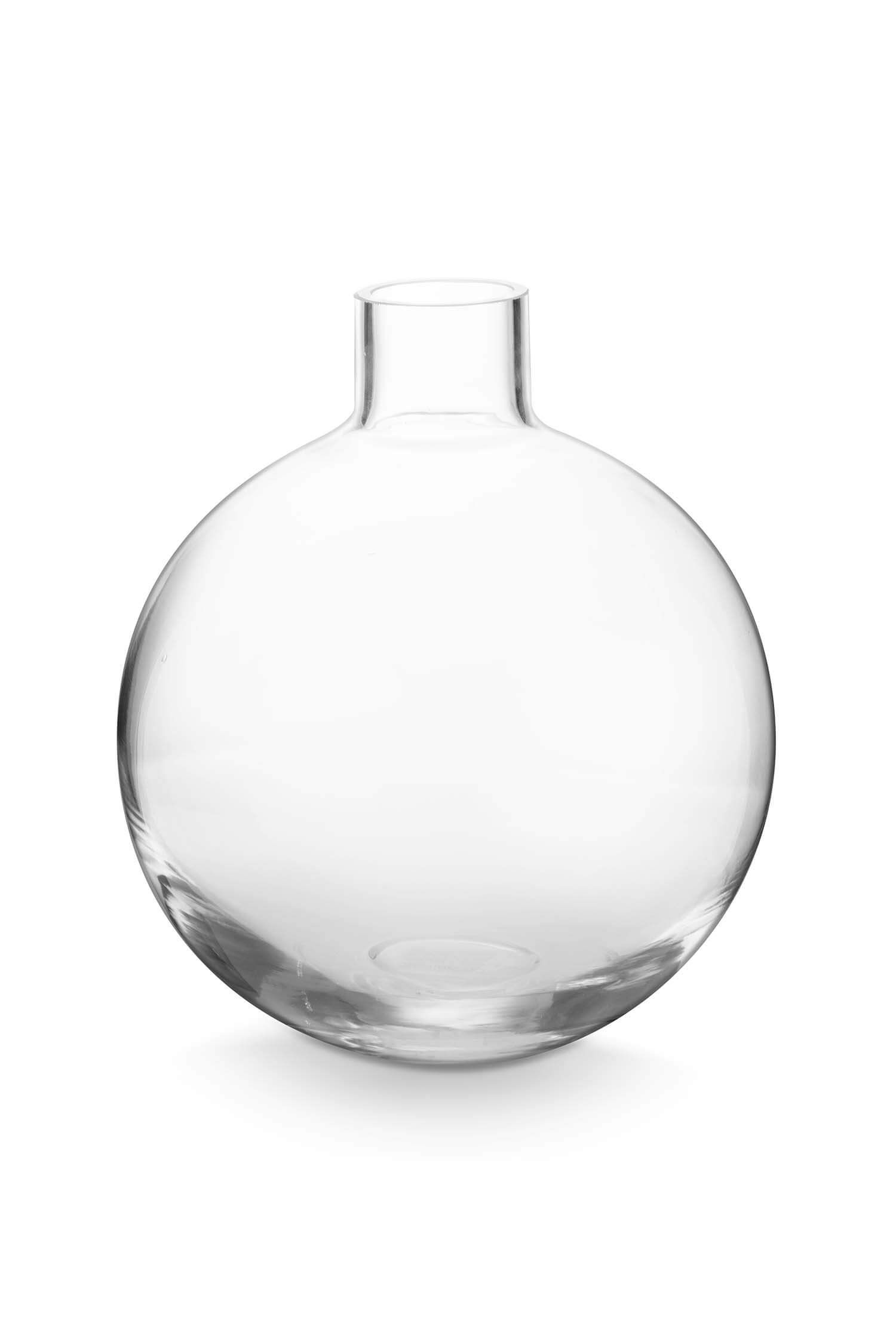 Vase Glass Clear 22cm