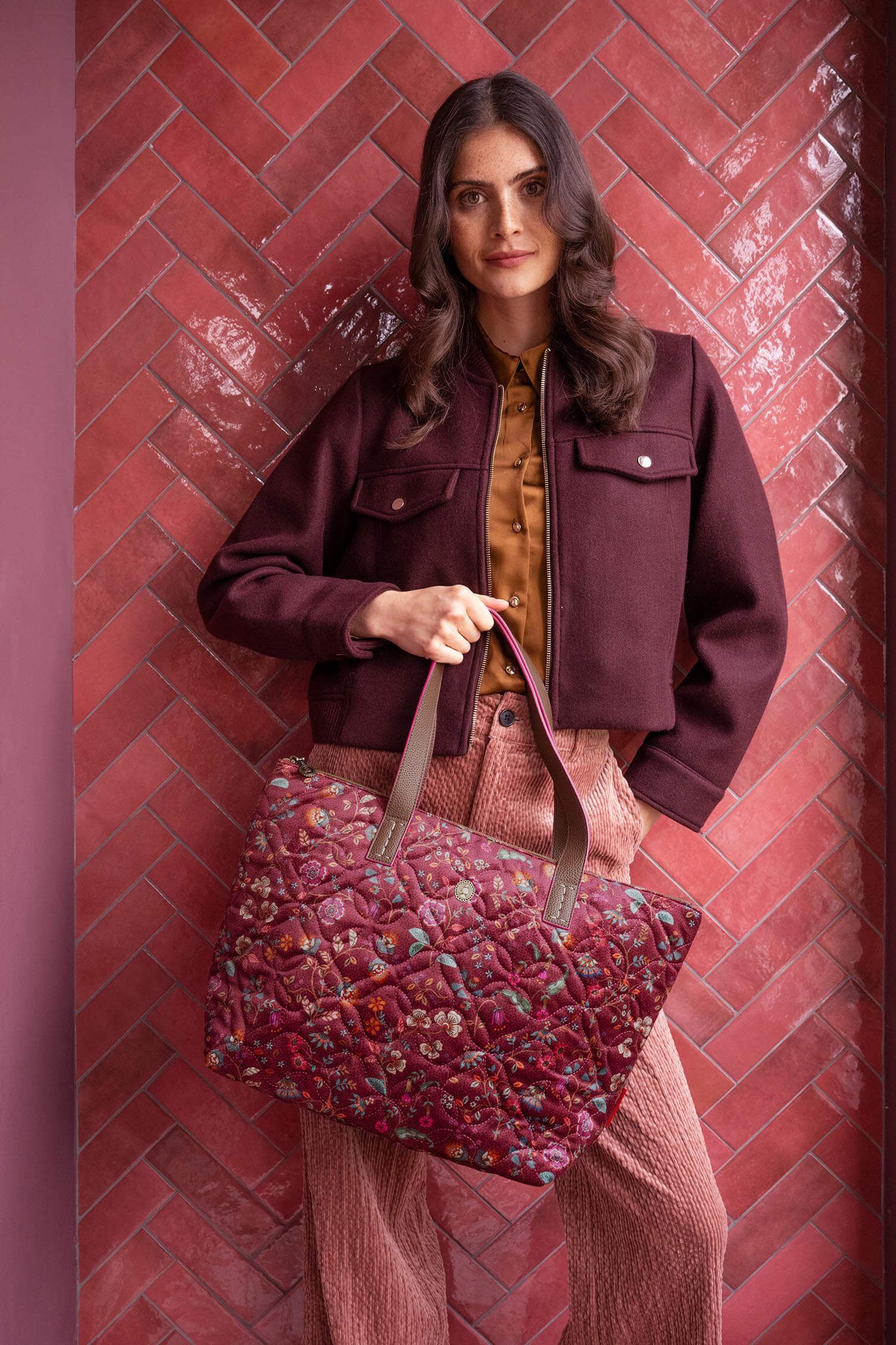 Tote Bag Tilda Medium Flora Bangelore Pink