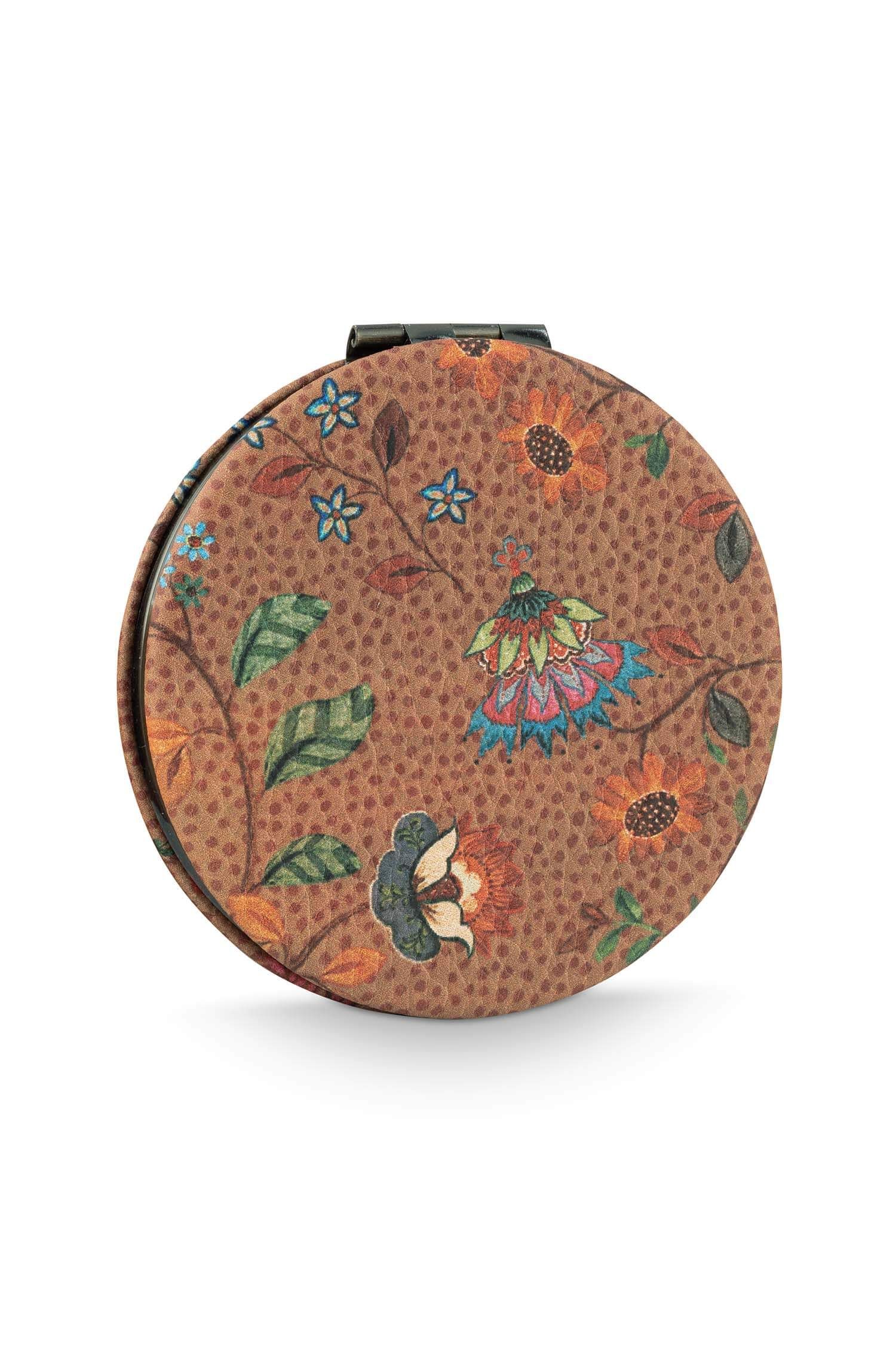 Pocket Mirror Mini Flora Bangelore Sand