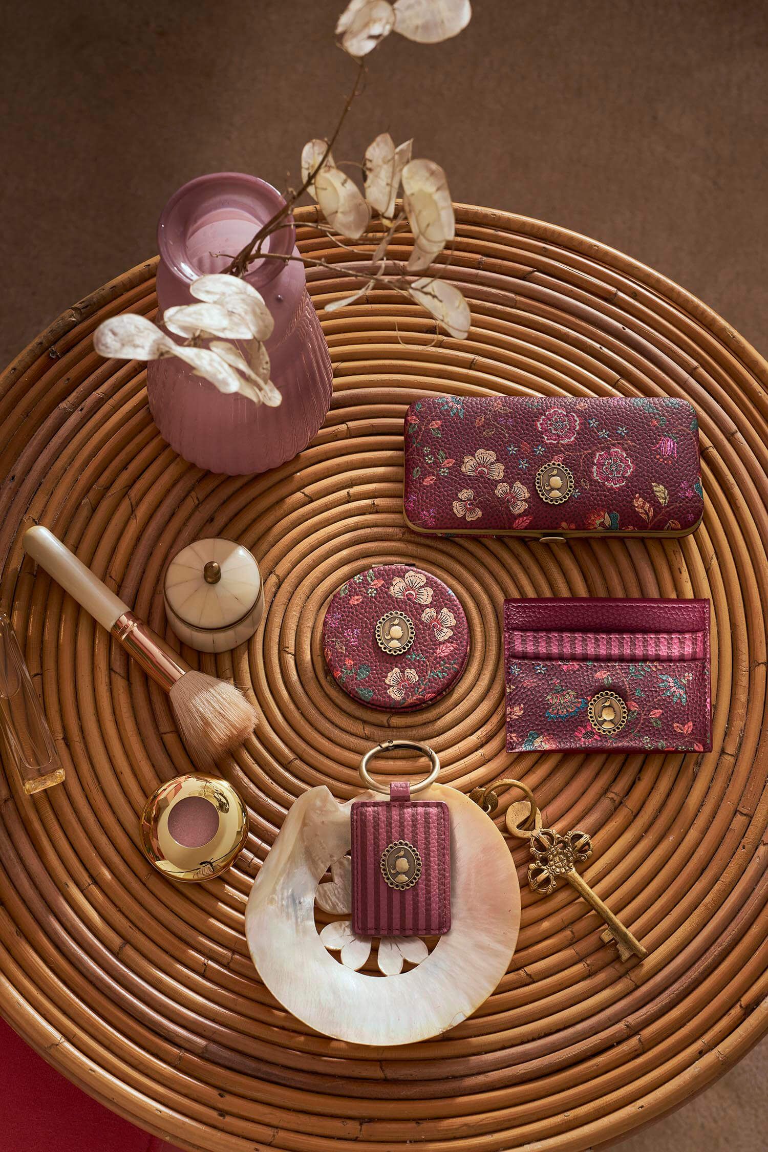 Manicure Set Mini Flora Bangelore Pink