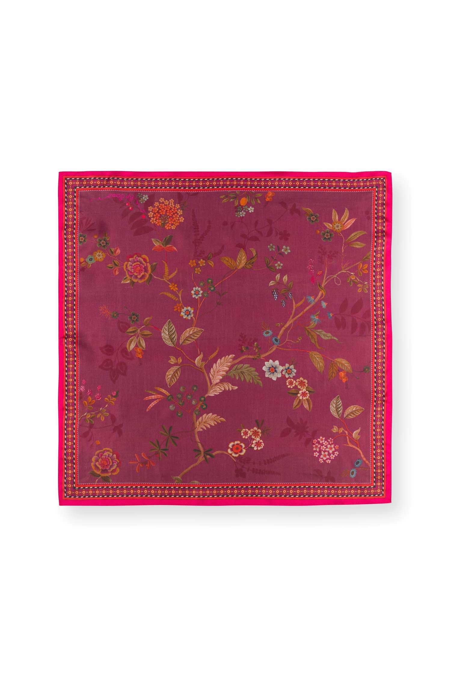 Scarf Bodhi Flower Red