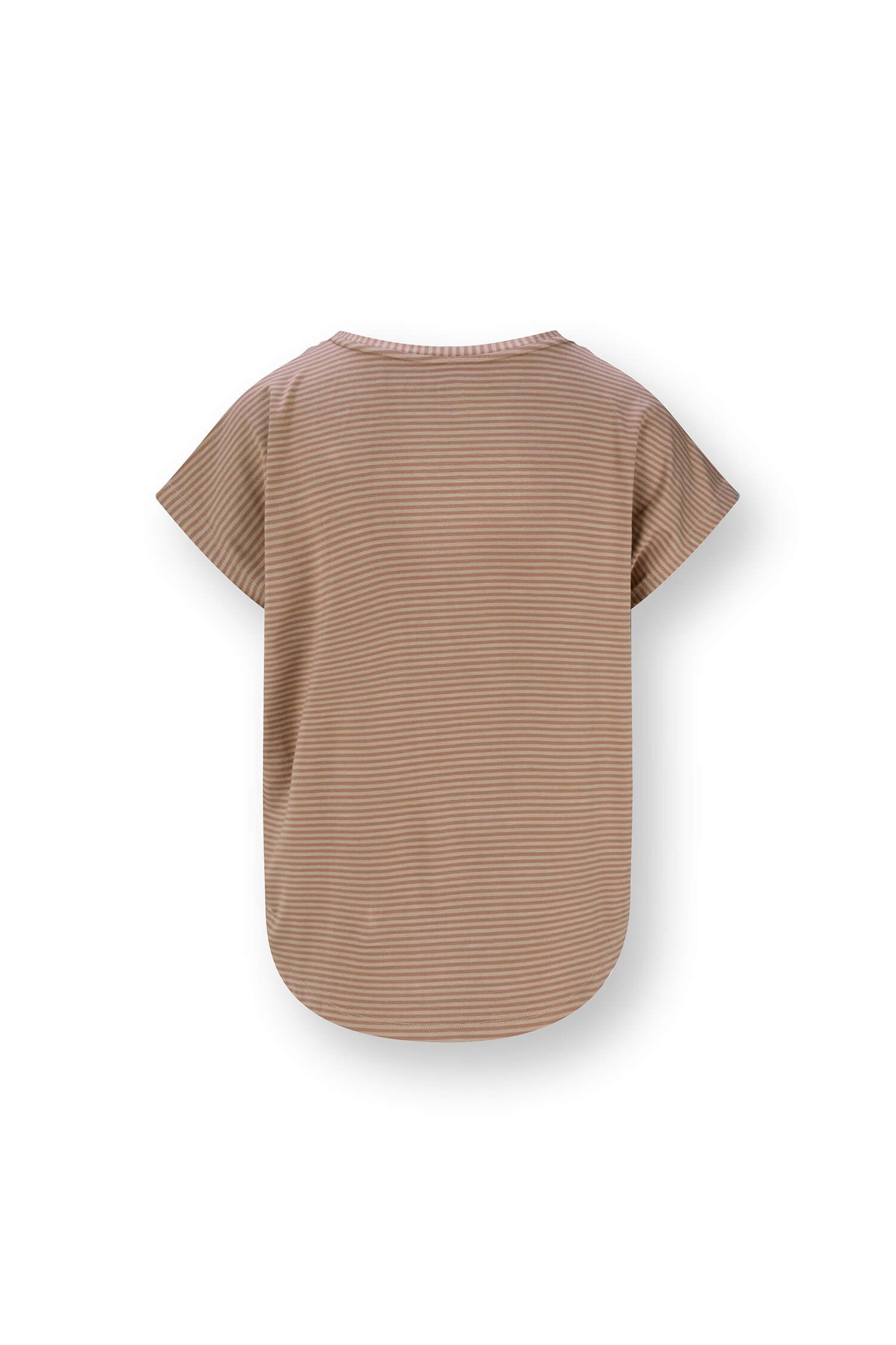 Tatum Short Sleeve Top Little Sumo Stripe Sand